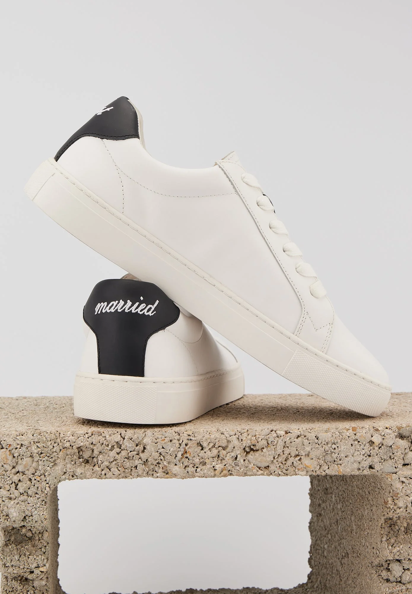 Baskets en cuir-SIMONE HOMME-JUST MARRIED