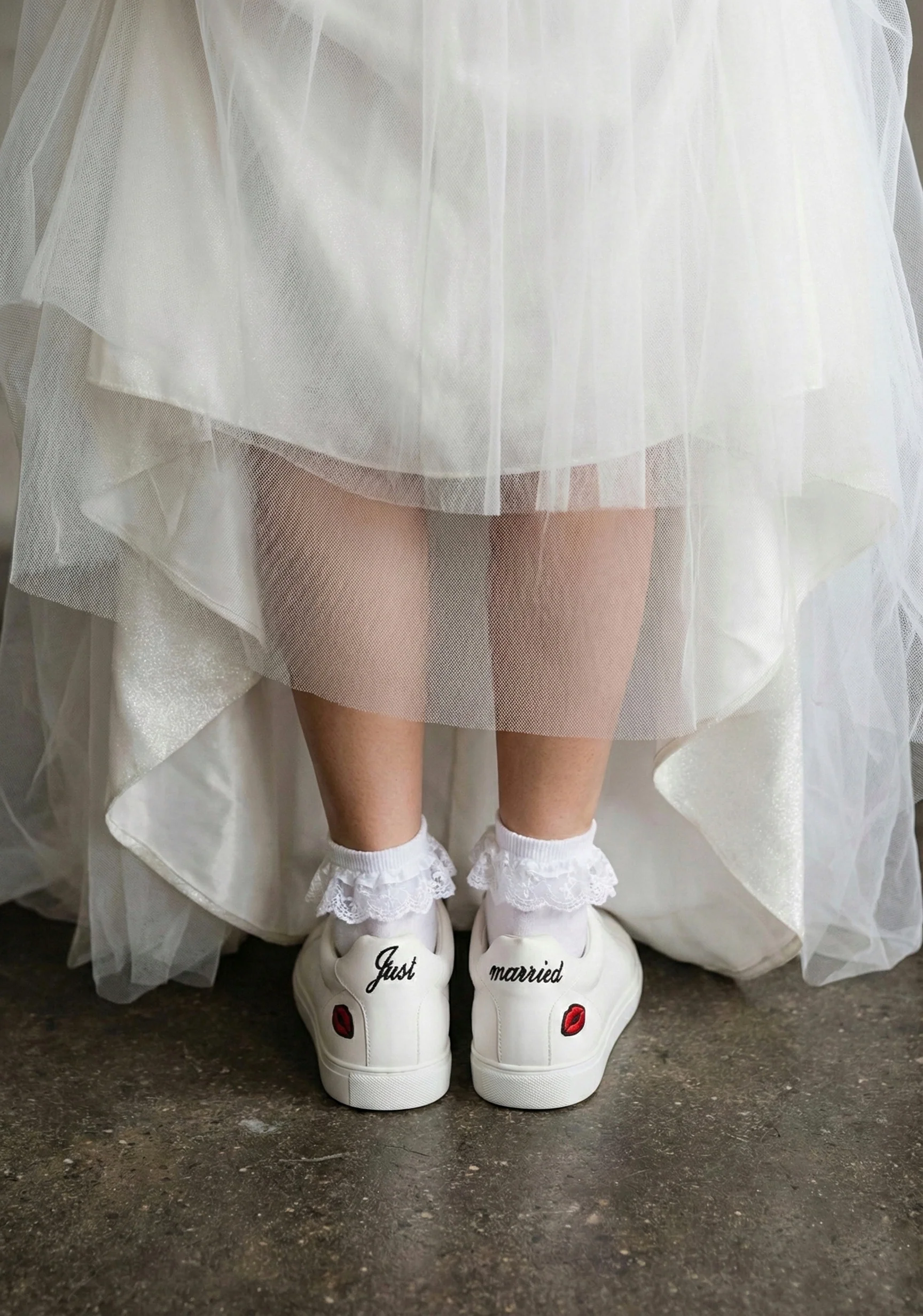 Baskets en cuir-SIMONE-JUST MARRIED - Image 4
