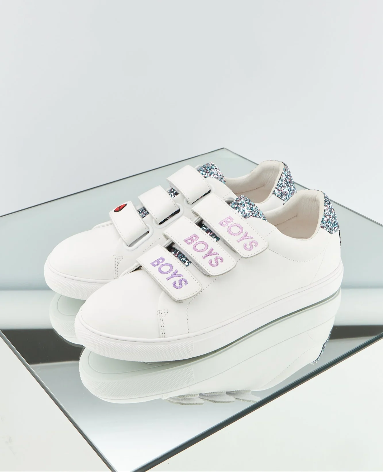 Baskets en cuir-Edith-Boys