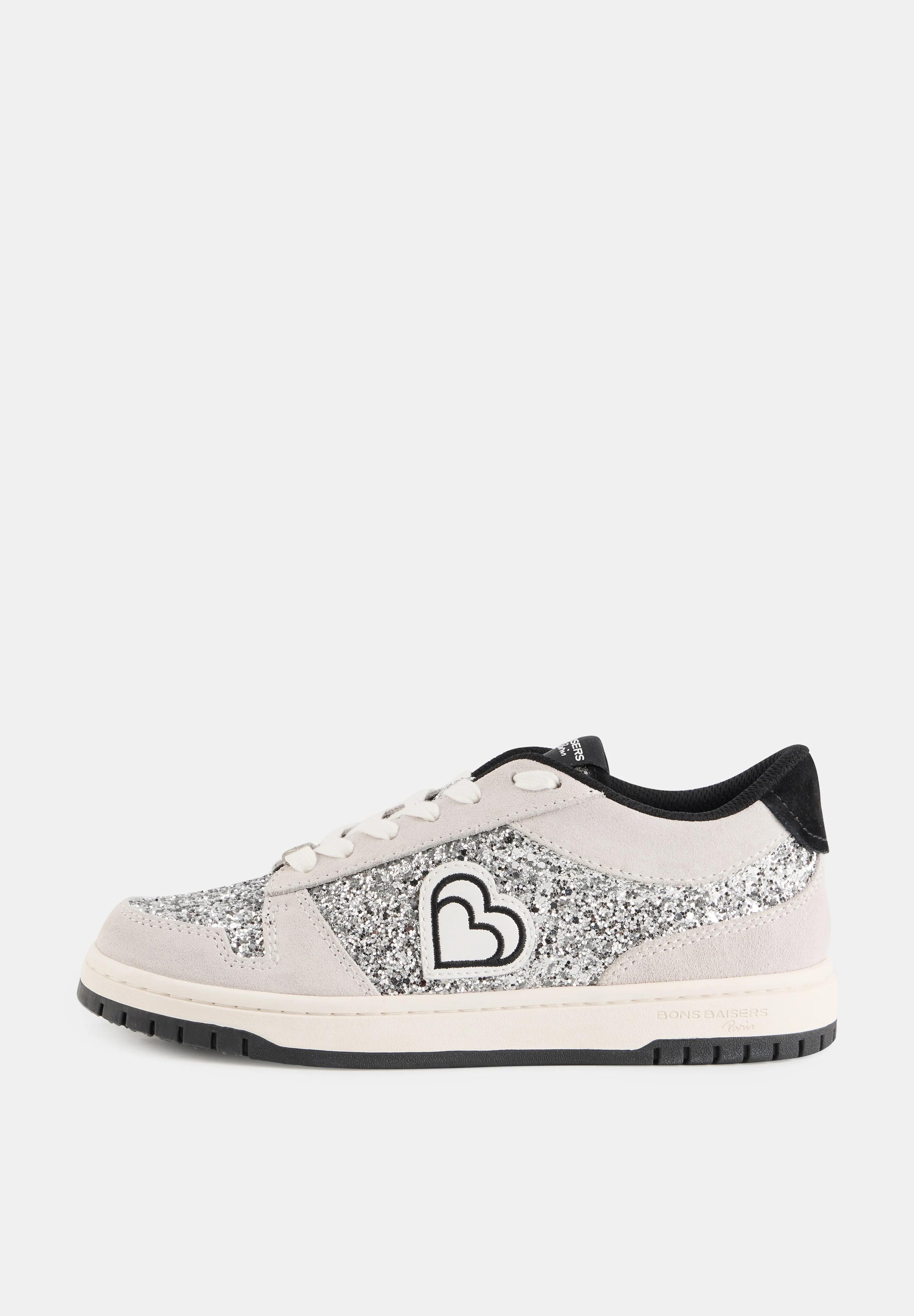 Baskets en cuir-Serena-Gris Glitter Silver - Image 7