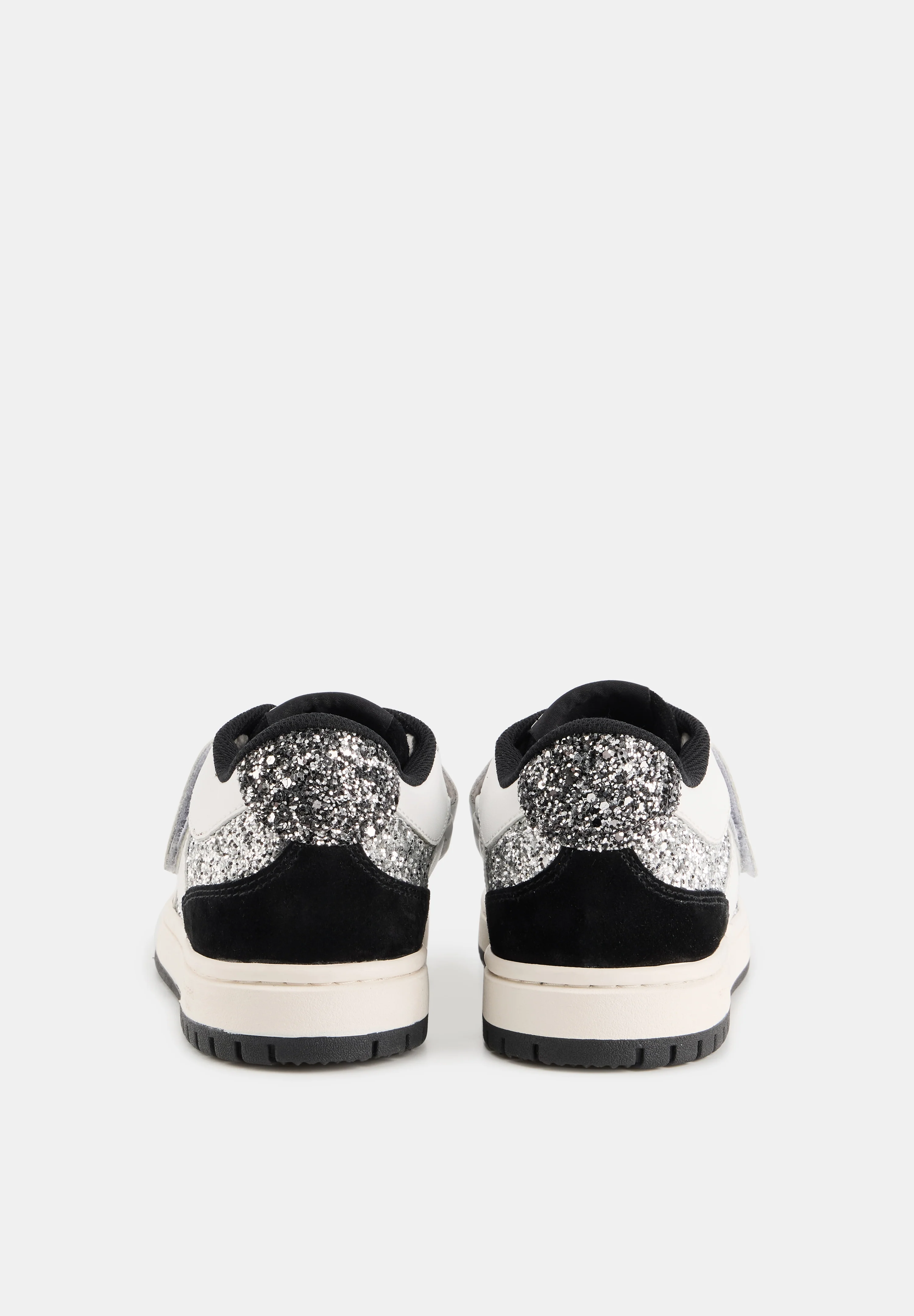Baskets en cuir-Serena-Blanc Silver Strap - Image 8