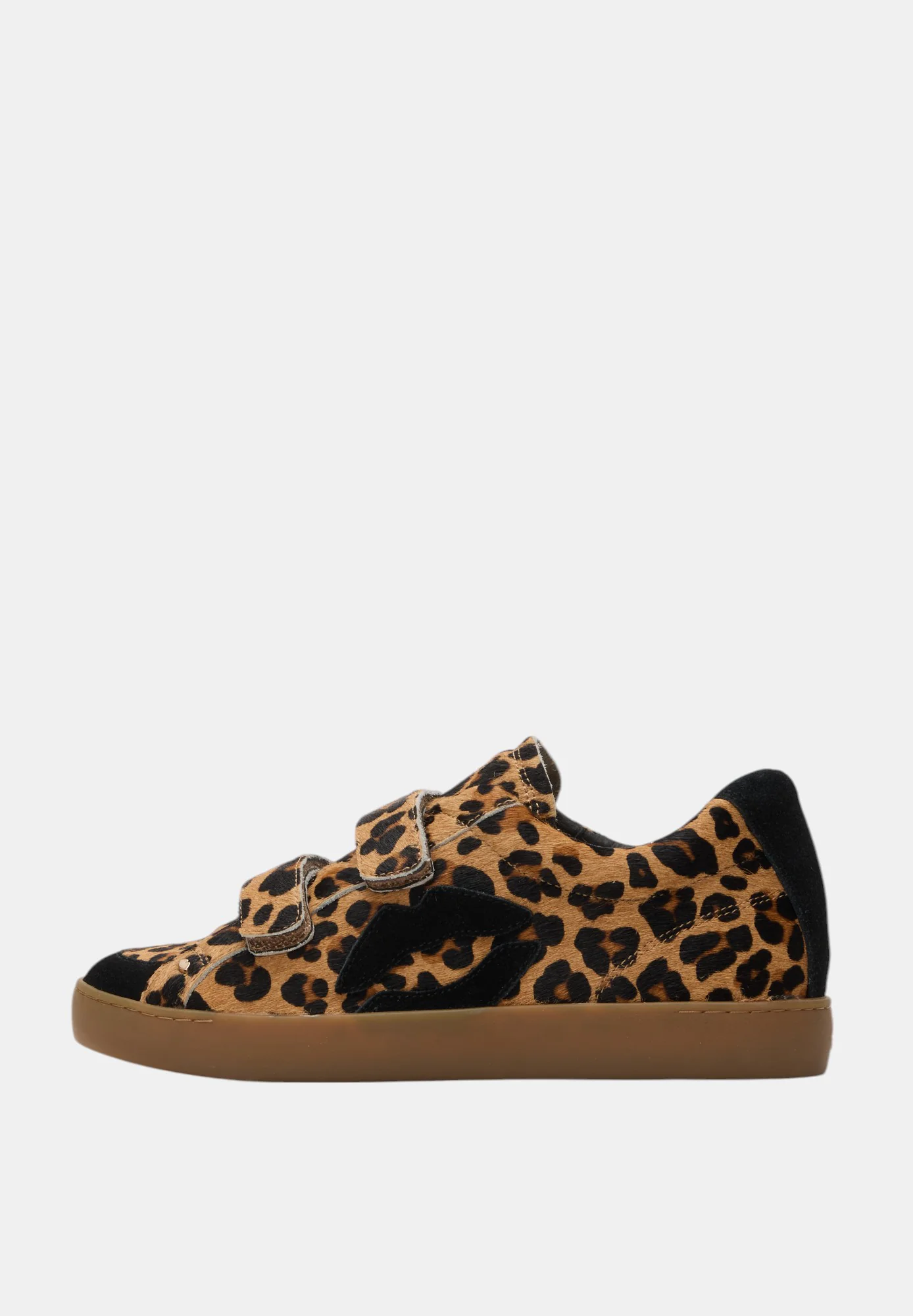 Baskets en cuir-Elisabeth-Leopard Noir - Image 5