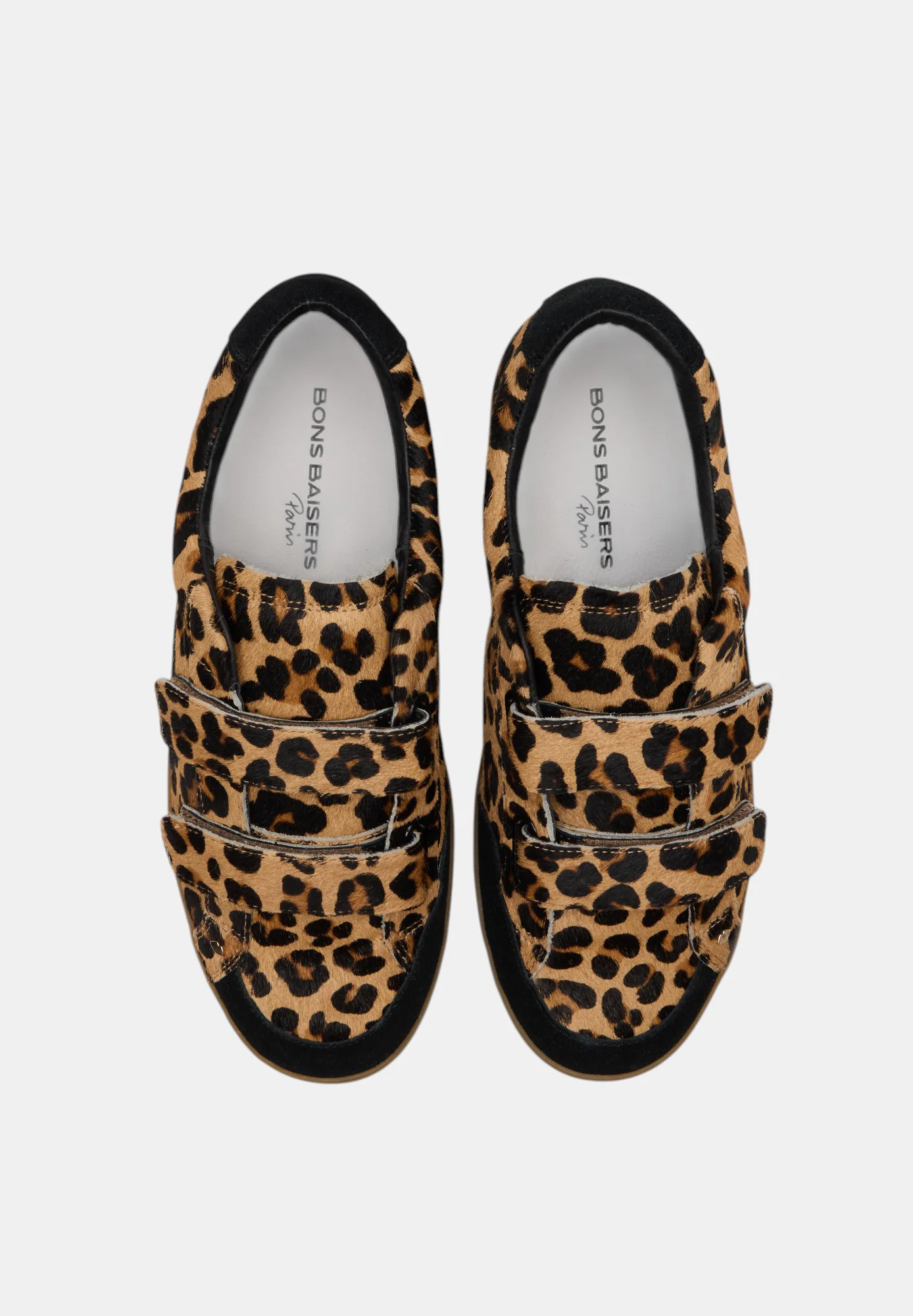 Baskets en cuir-Elisabeth-Leopard Noir - Image 8