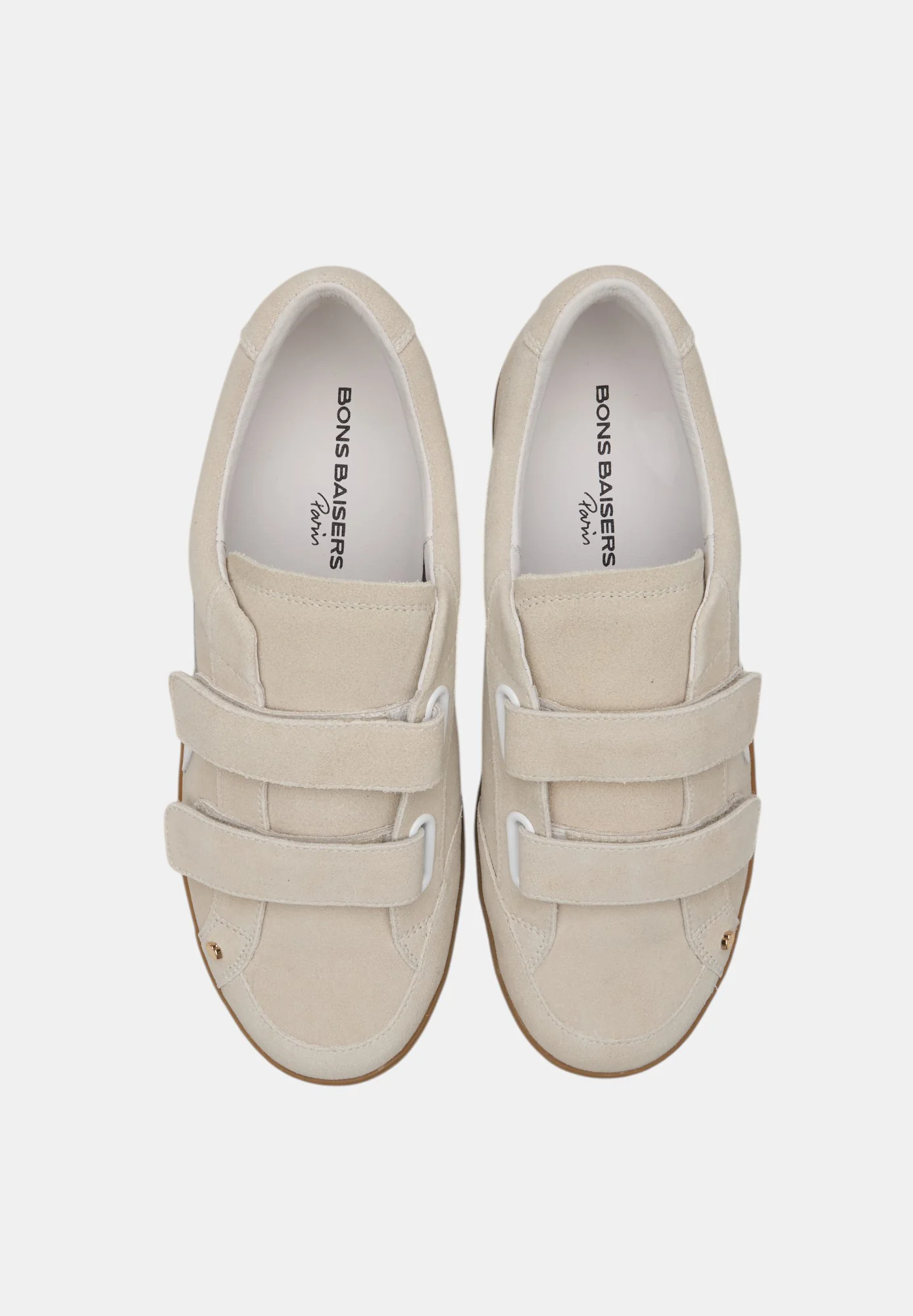 Baskets en cuir-Elisabeth-Suede Creme - Image 8