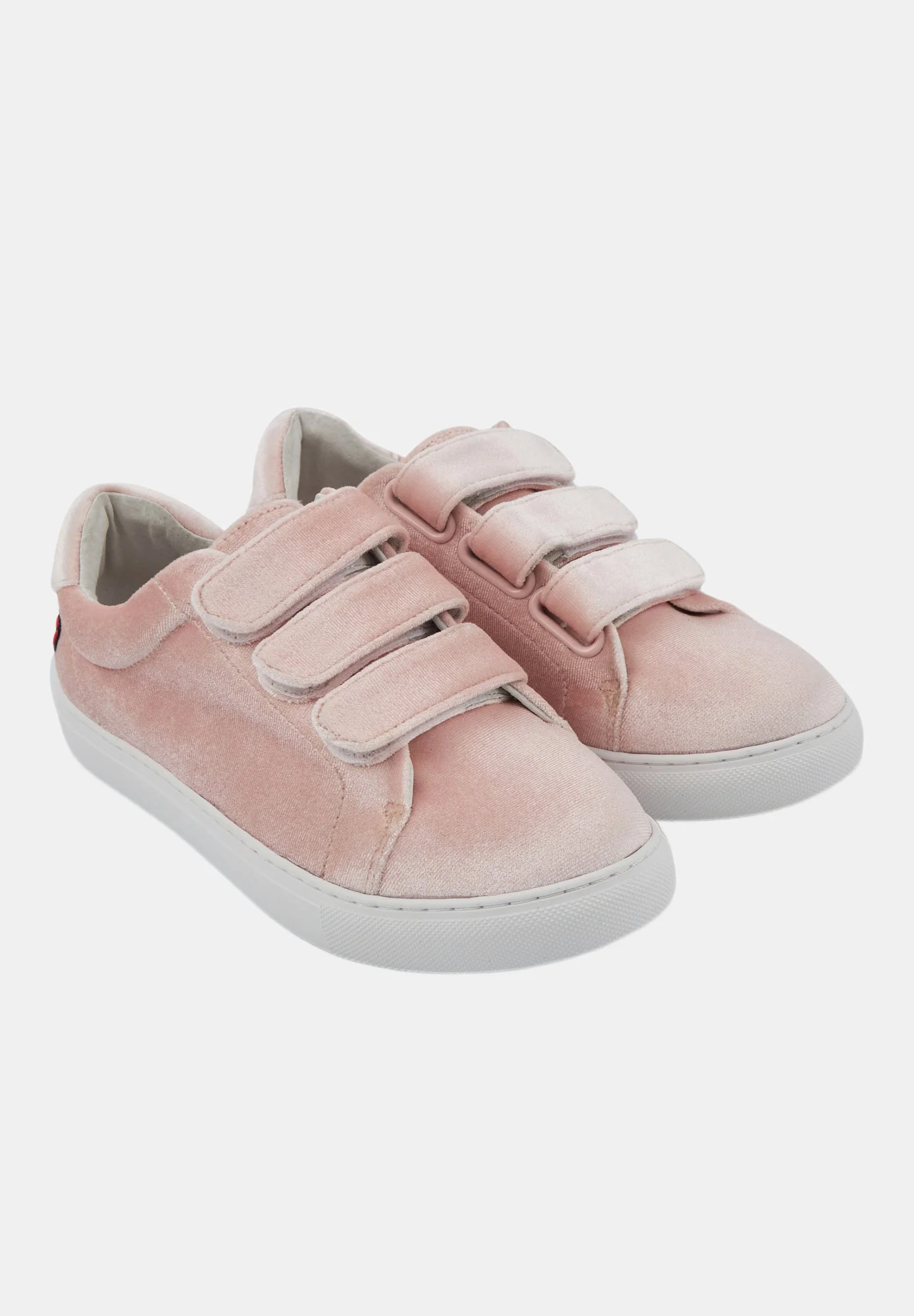 Baskets en velours-Edith Velours-Light rose