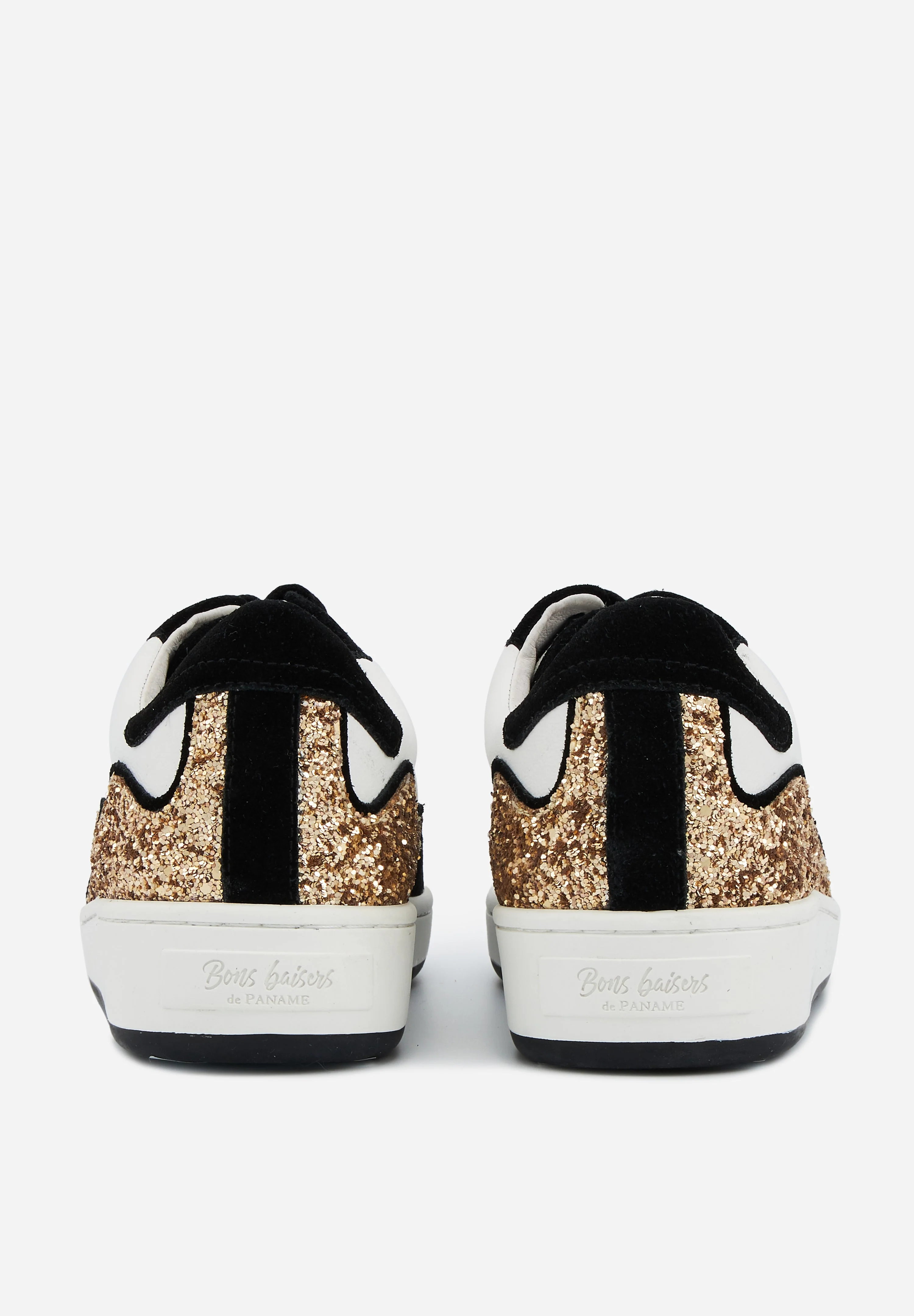 Baskets en cuir-Loulou-Blanc Noir Leopard - Image 8