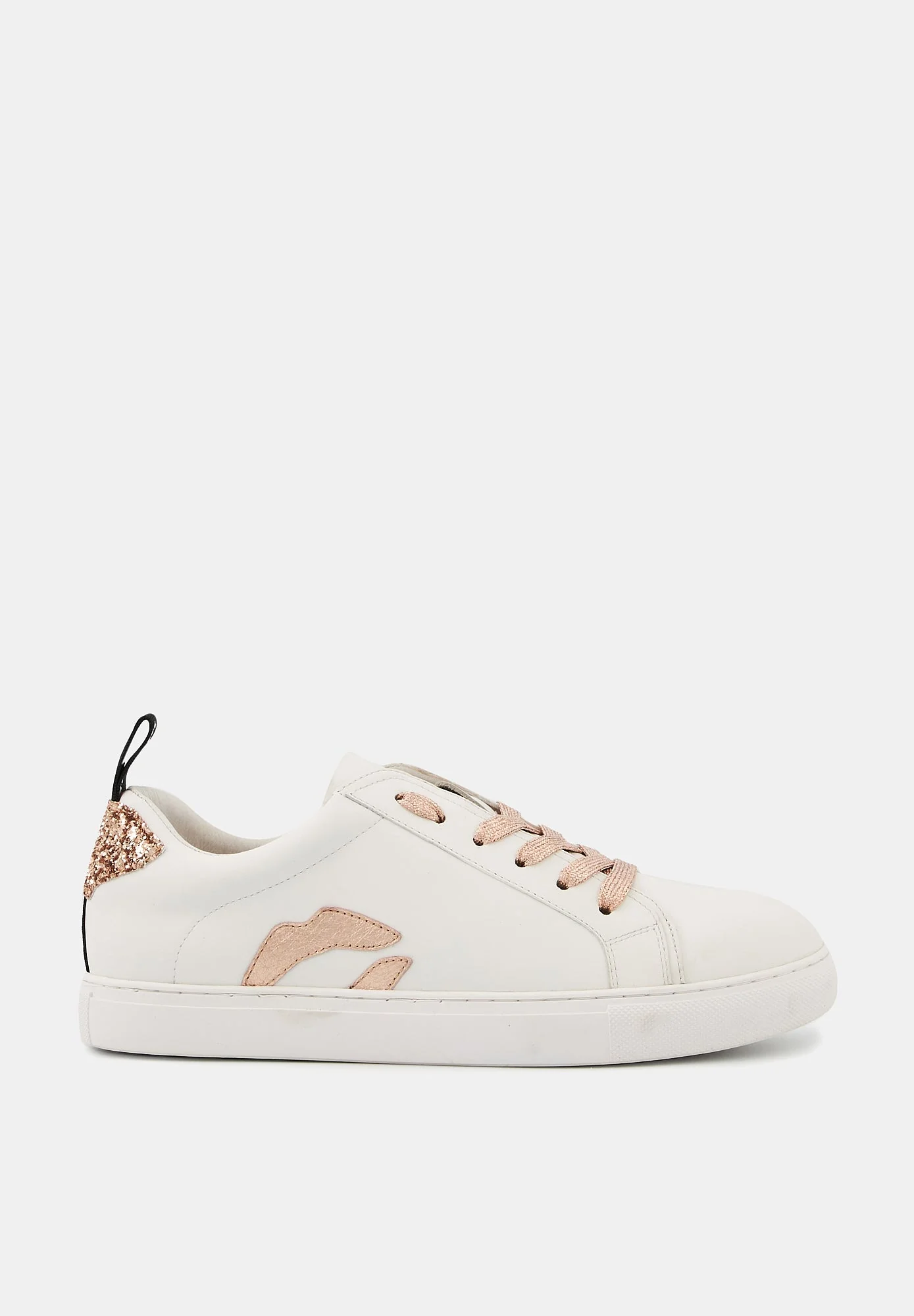 Baskets en cuir-Betty-Metallic Rose Gold Lace - Image 3