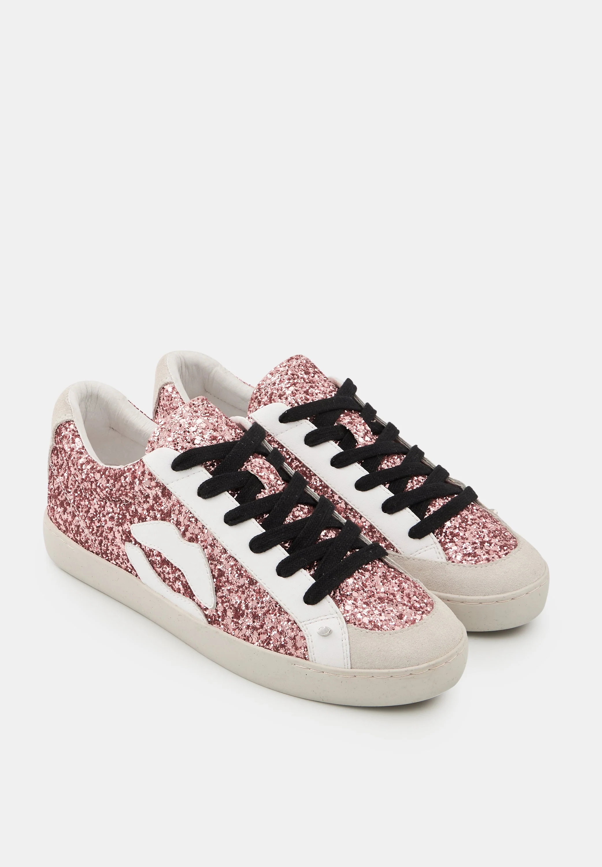Baskets en cuir-Colette-Glitter Rose Gold - Image 5