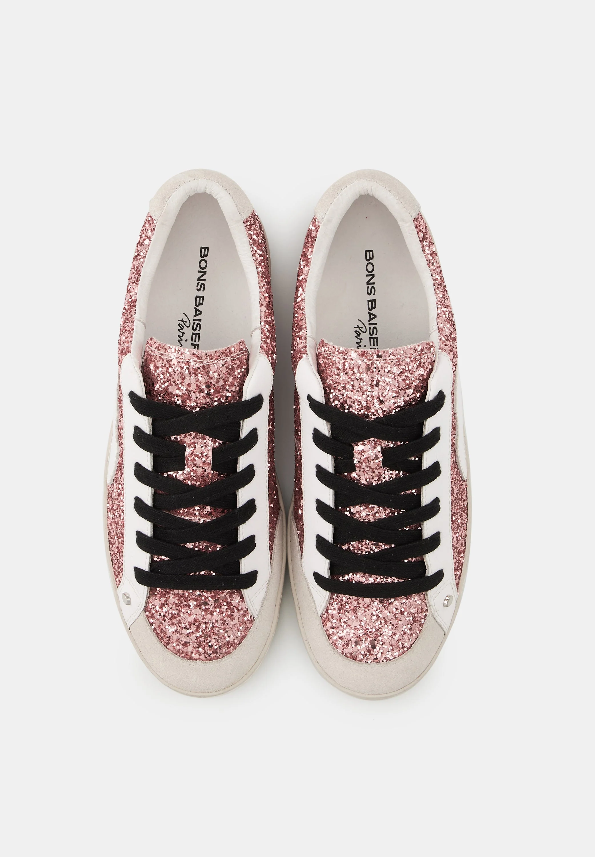 Baskets en cuir-Colette-Glitter Rose Gold - Image 9