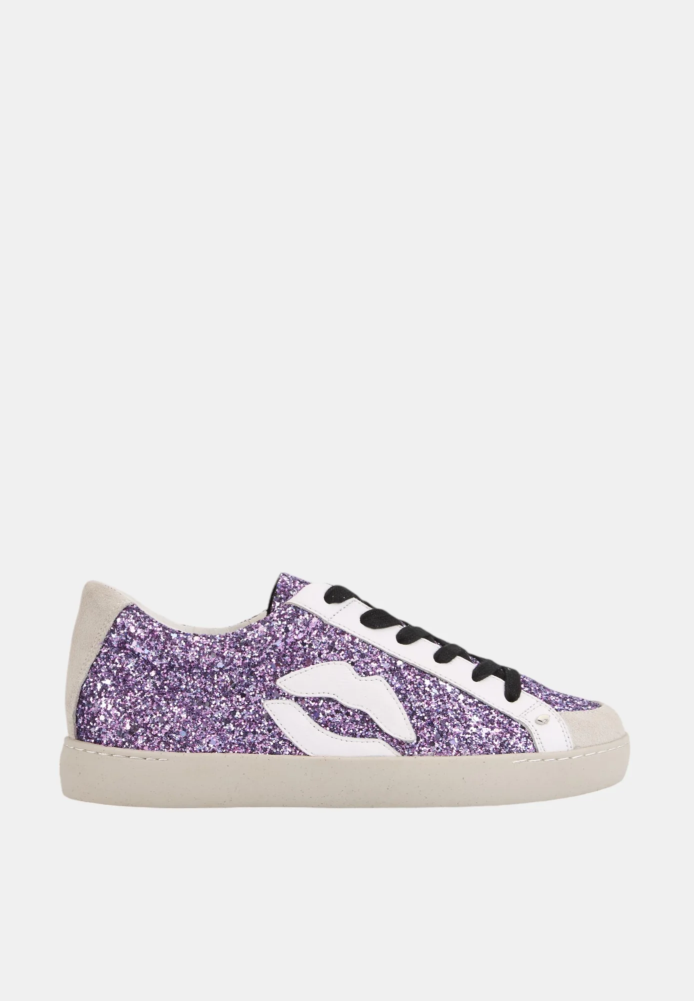 Baskets en cuir-Colette-Glitter Violet - Image 3
