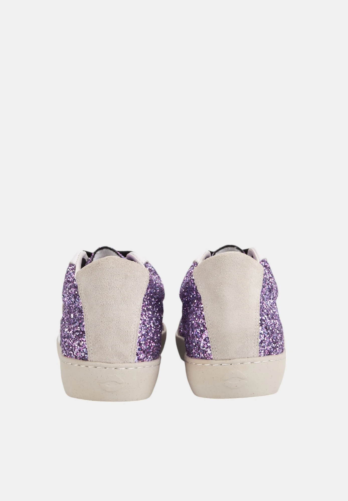 Baskets en cuir-Colette-Glitter Violet - Image 5