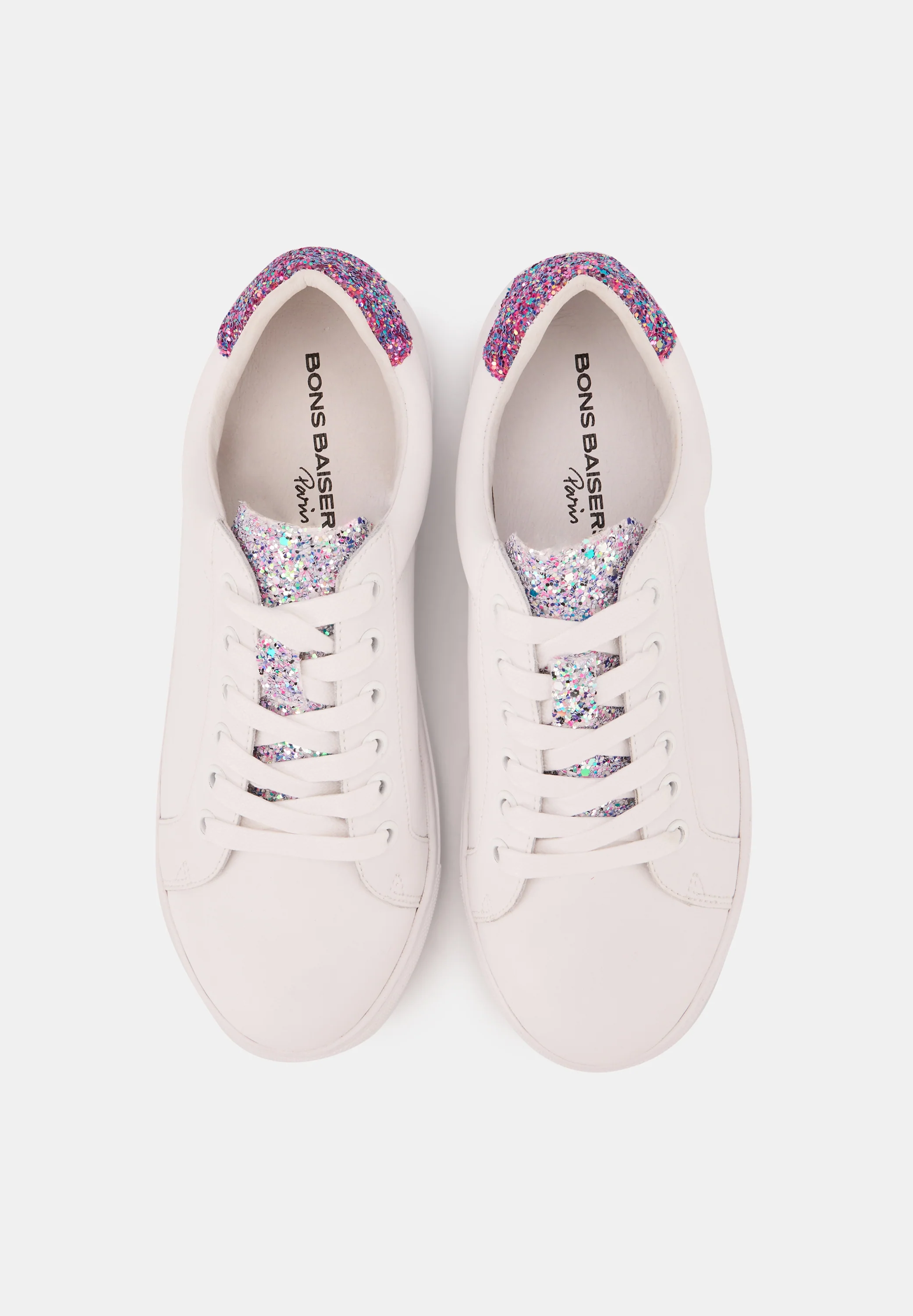 Baskets en cuir-Simone Glitters-Multi/Rose - Image 6
