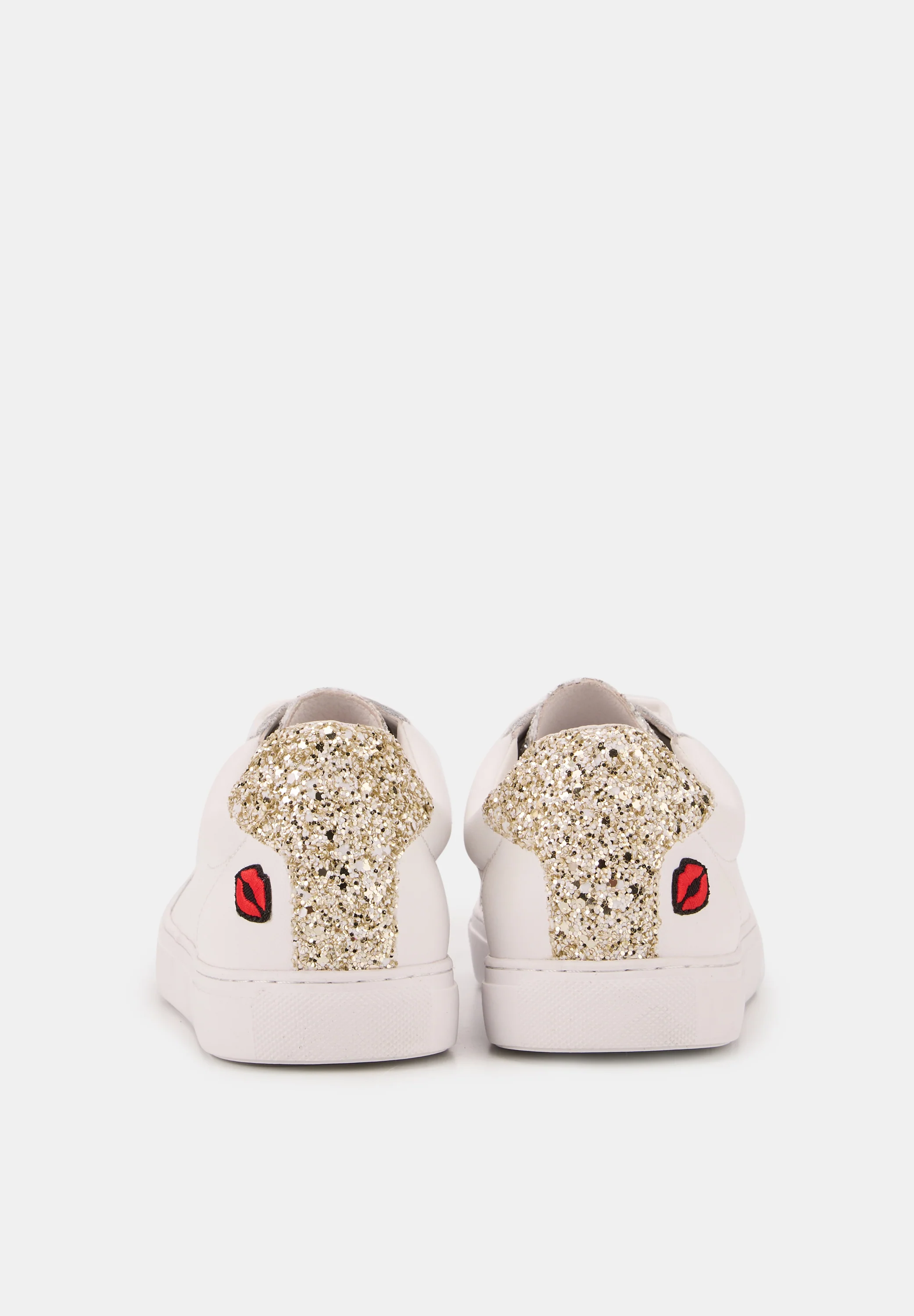 Baskets en cuir-Simone Glitters-Silver/Gold - Image 7