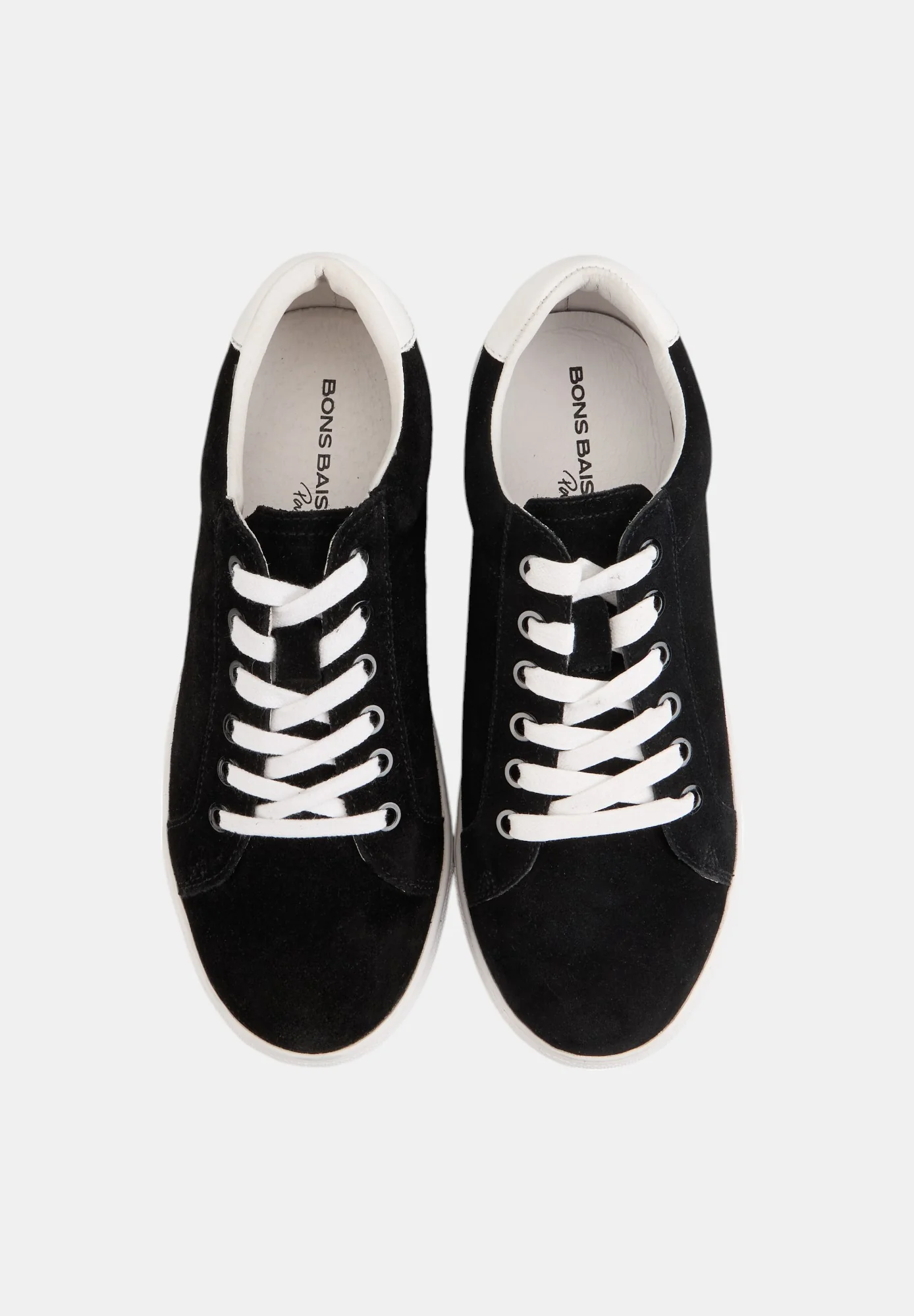 Baskets en cuir-Simone-Noir Suede - Image 7