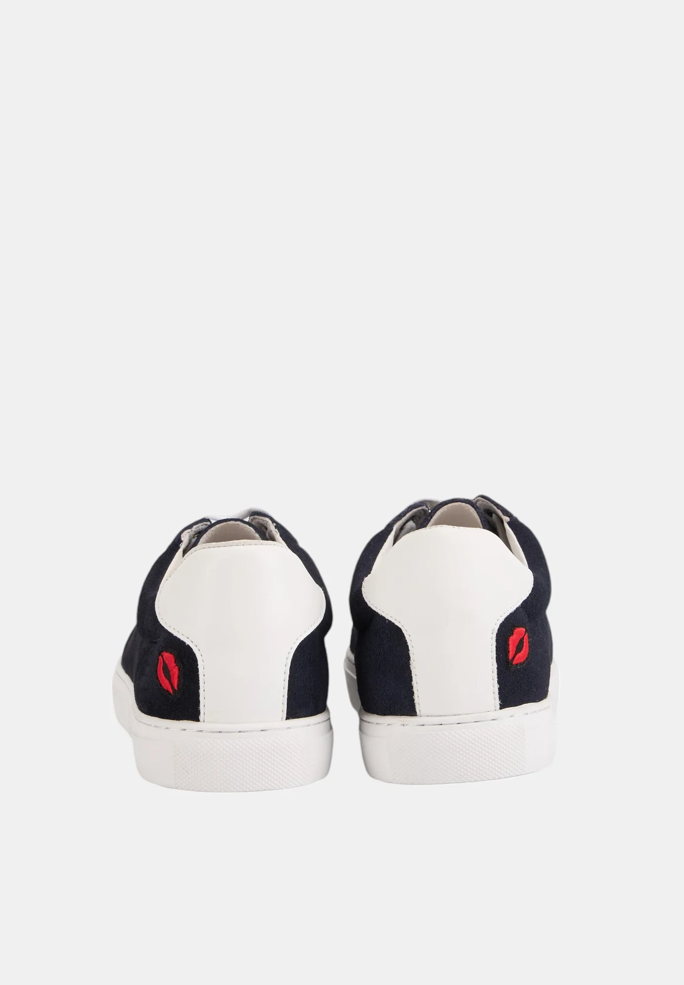 Baskets en cuir-Simone-Bleu Navy Suede - Image 5