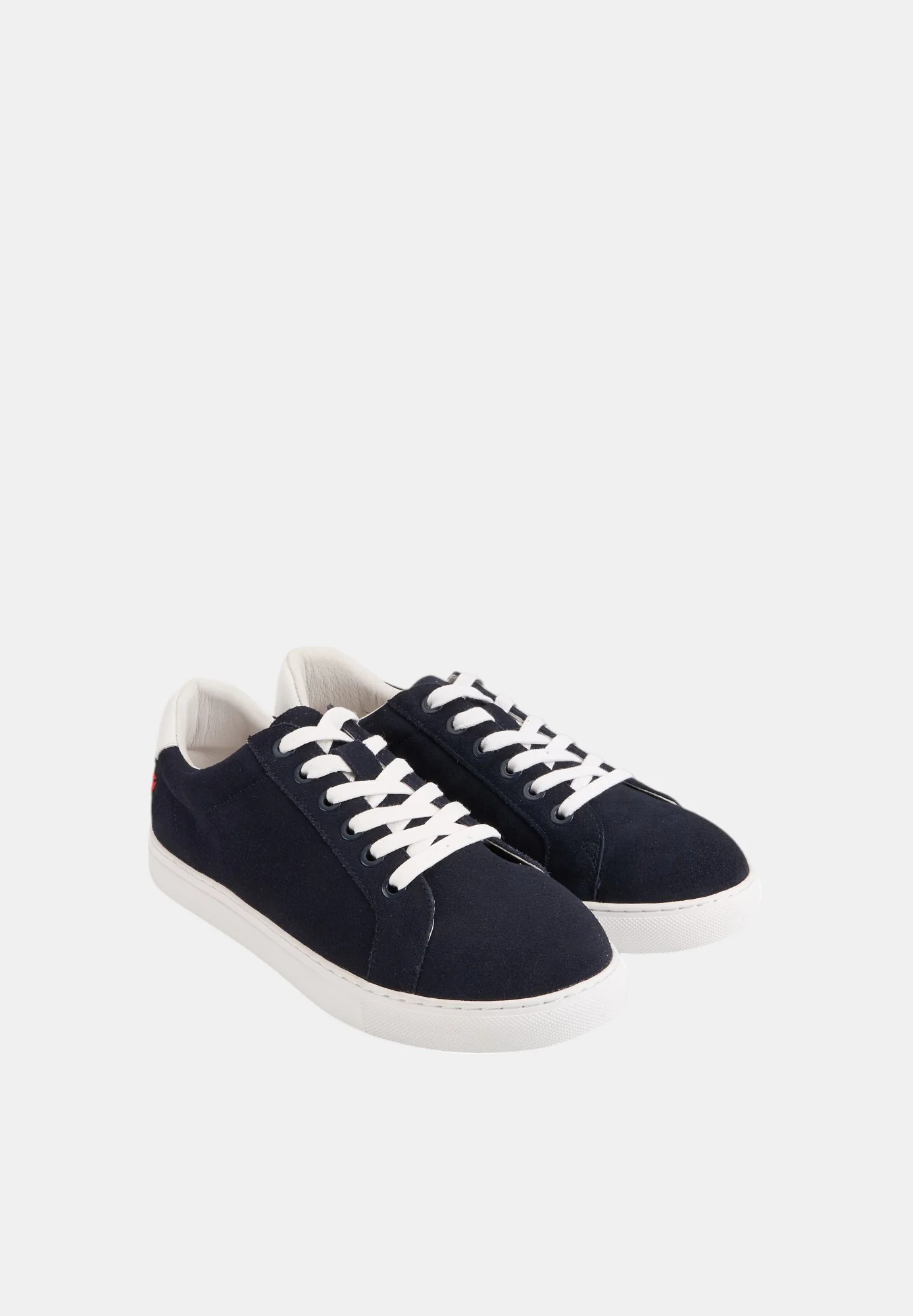 Baskets en cuir-Simone-Bleu Navy Suede - Image 6