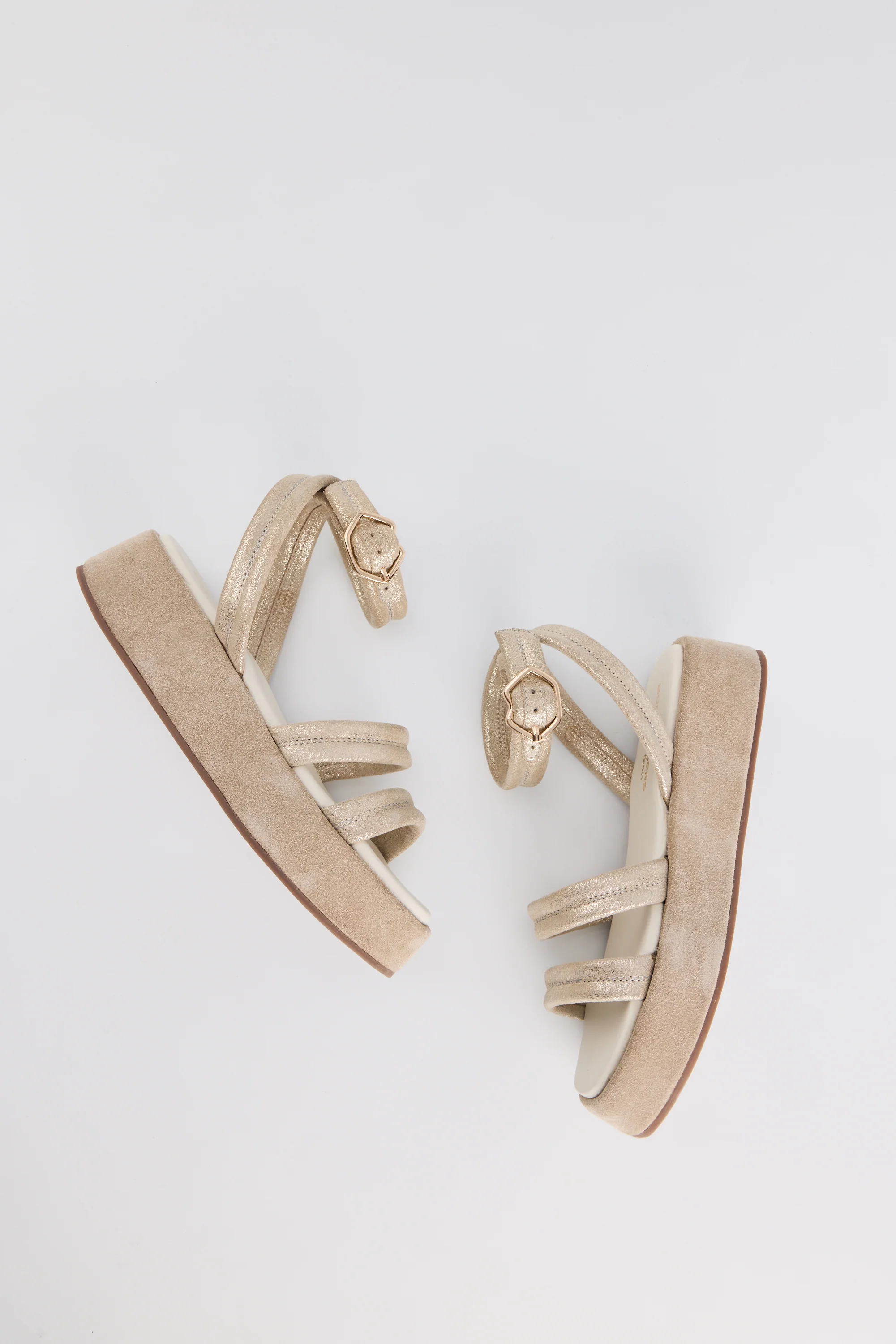 Gorga-Cuir Suede Gold Beige