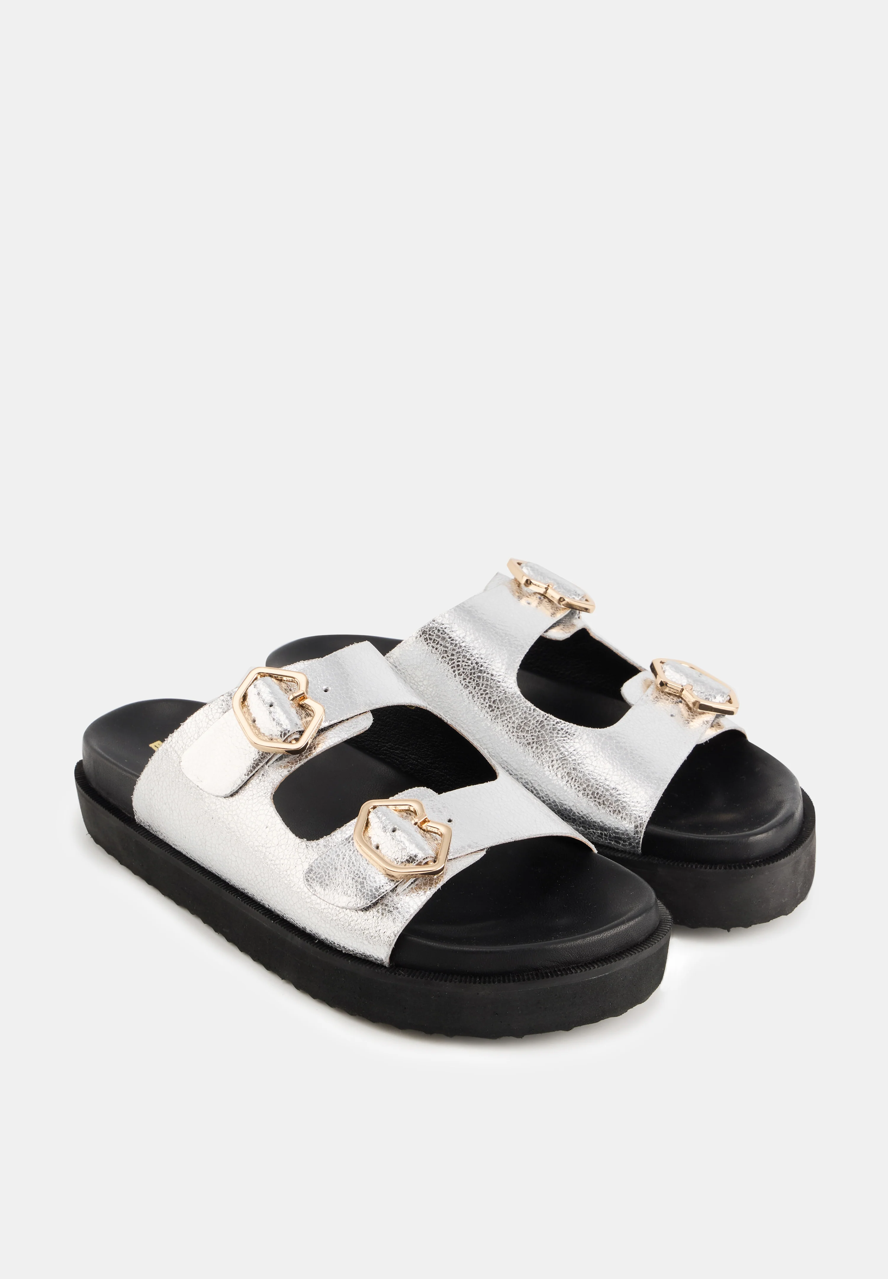 Paola-Cuir Craquelé Silver - Image 5