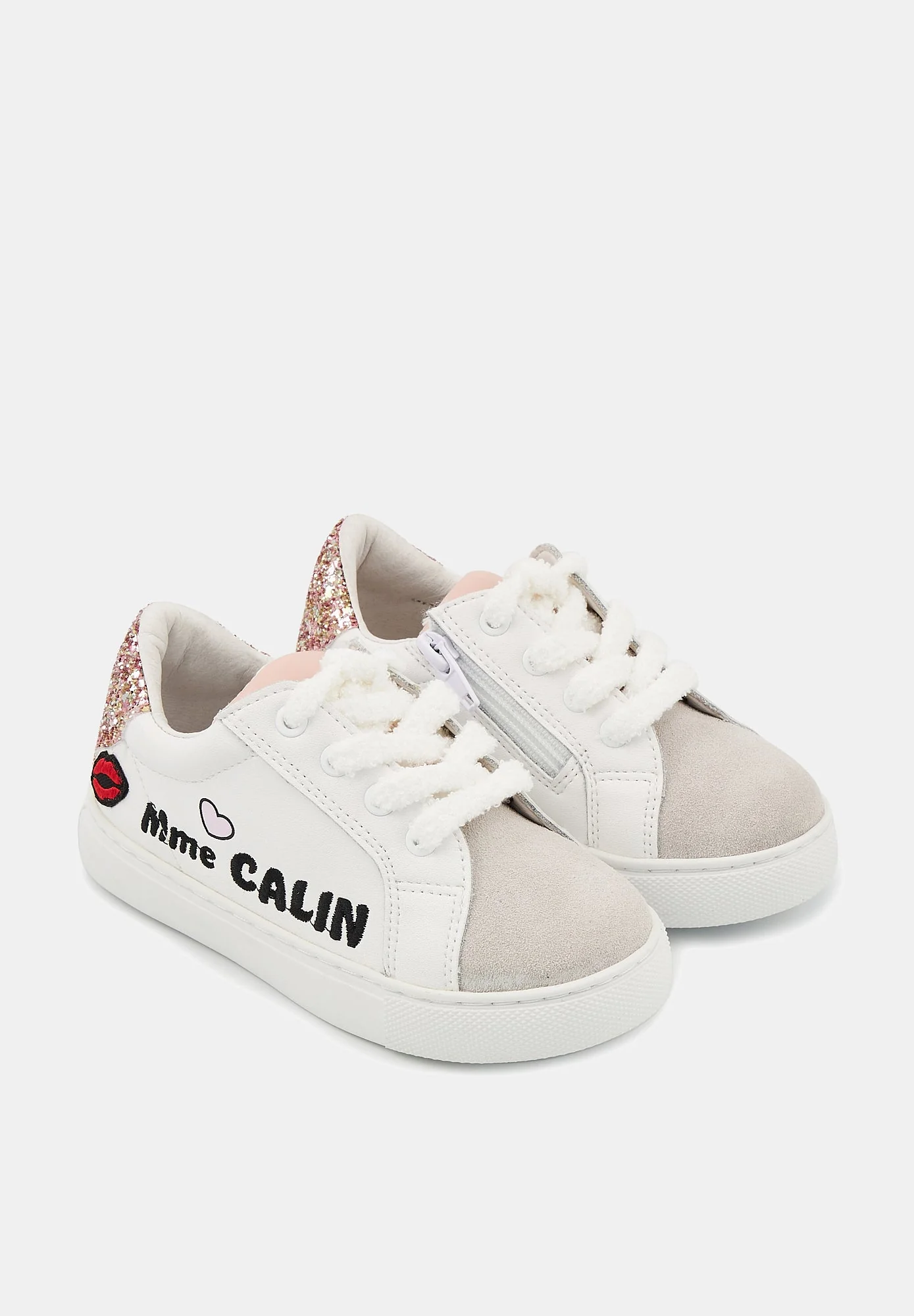 Baskets en cuir-Mini Simone Monsieur Madame-Calin - Image 3