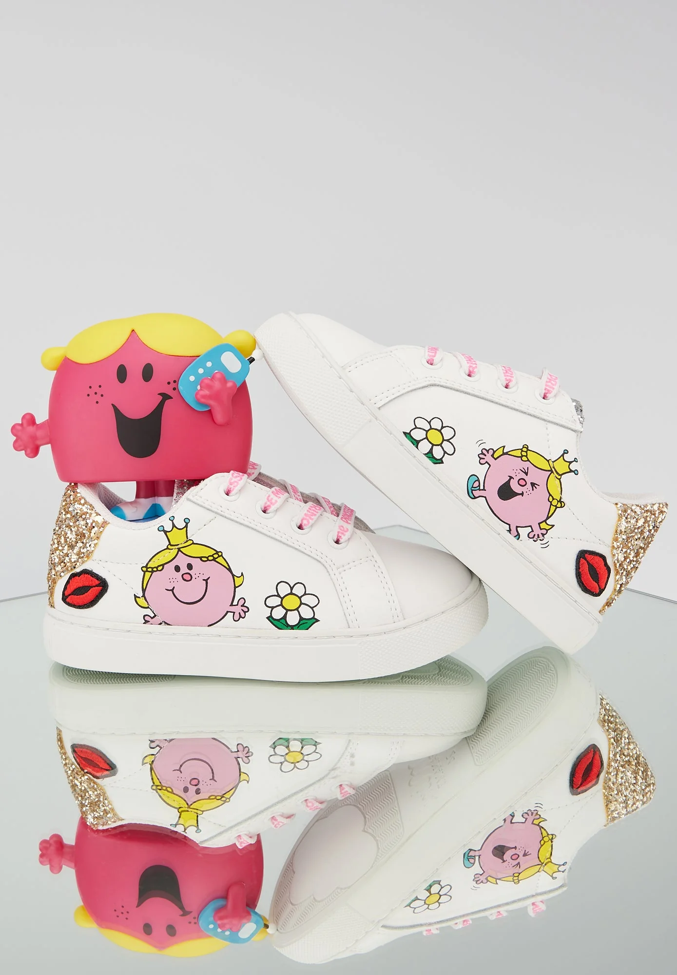 Baskets en cuir-Mini Simone Monsieur Madame-Princesse
