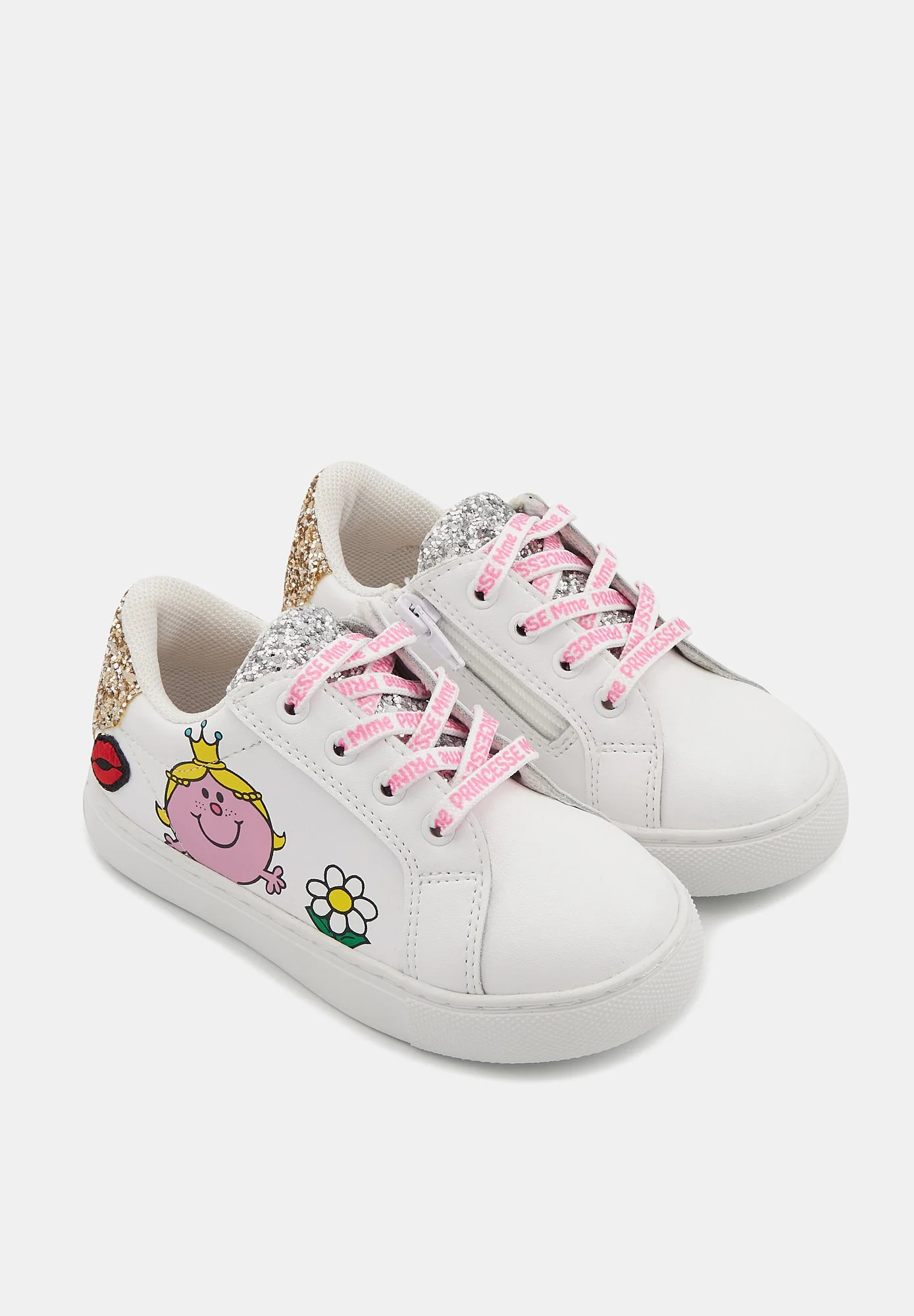 Baskets en cuir-Mini Simone Monsieur Madame-Princesse - Image 3