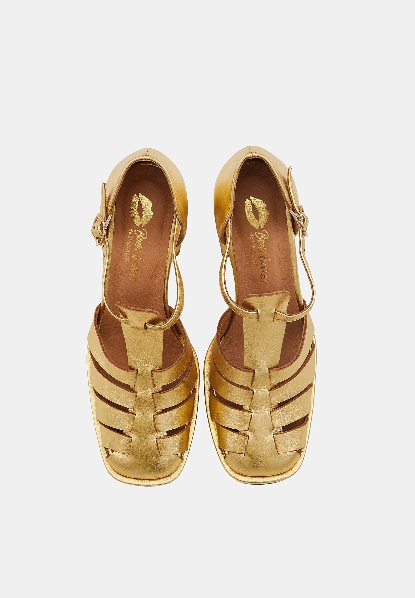 Carrie-Cuir Métallisé Or - Image 5