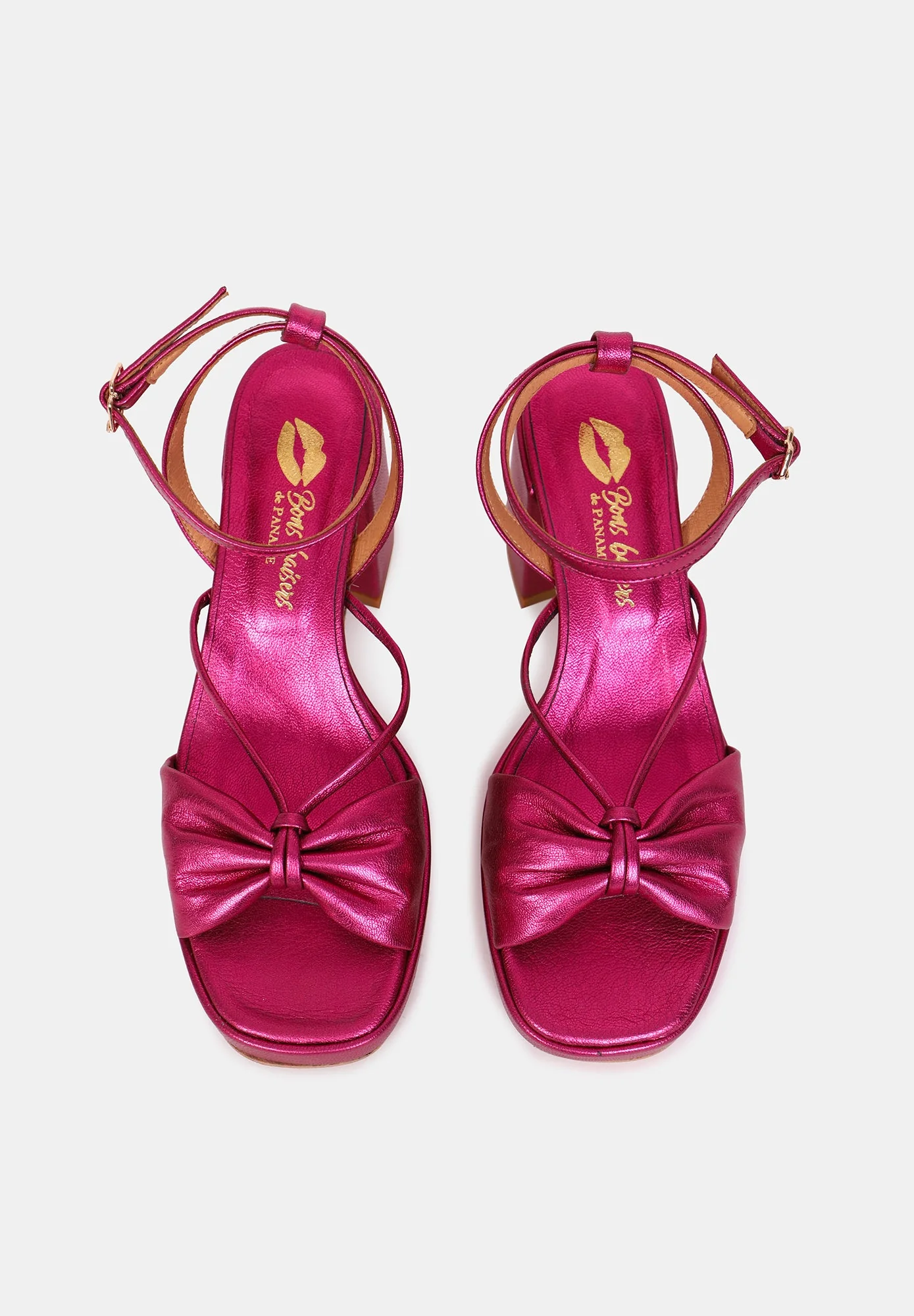 Honor-Cuir Métallisé Fuchsia - Image 6