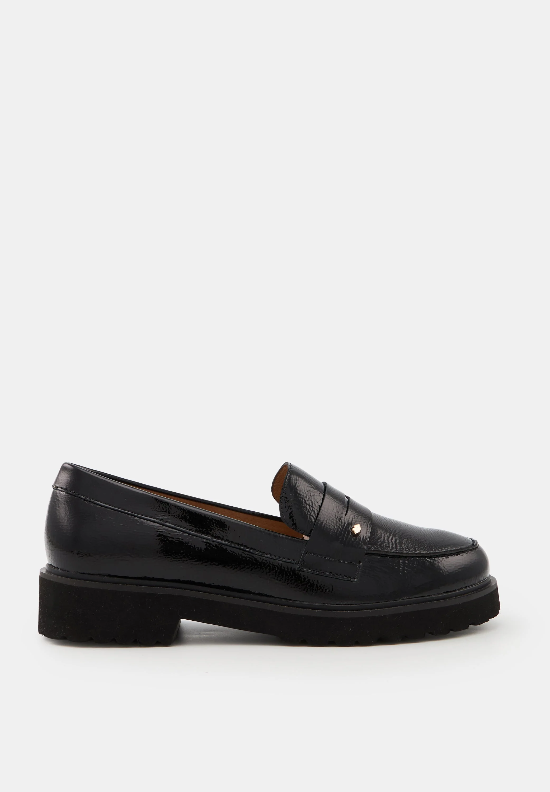 Mocassins - Cuir brillant Noir - Norma - Image 3