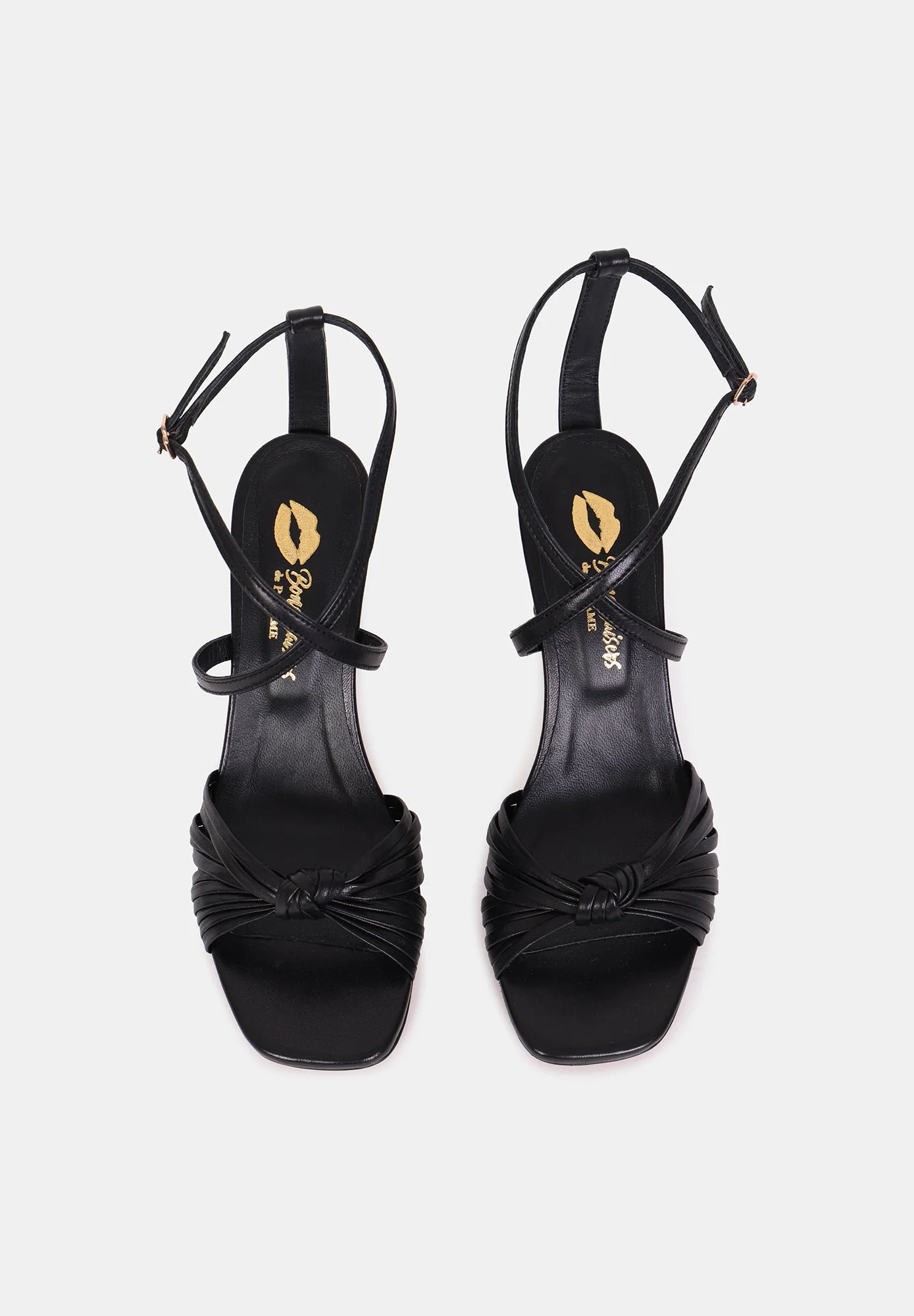 Sandales à talons - Cuir Noir - Olga - Image 6