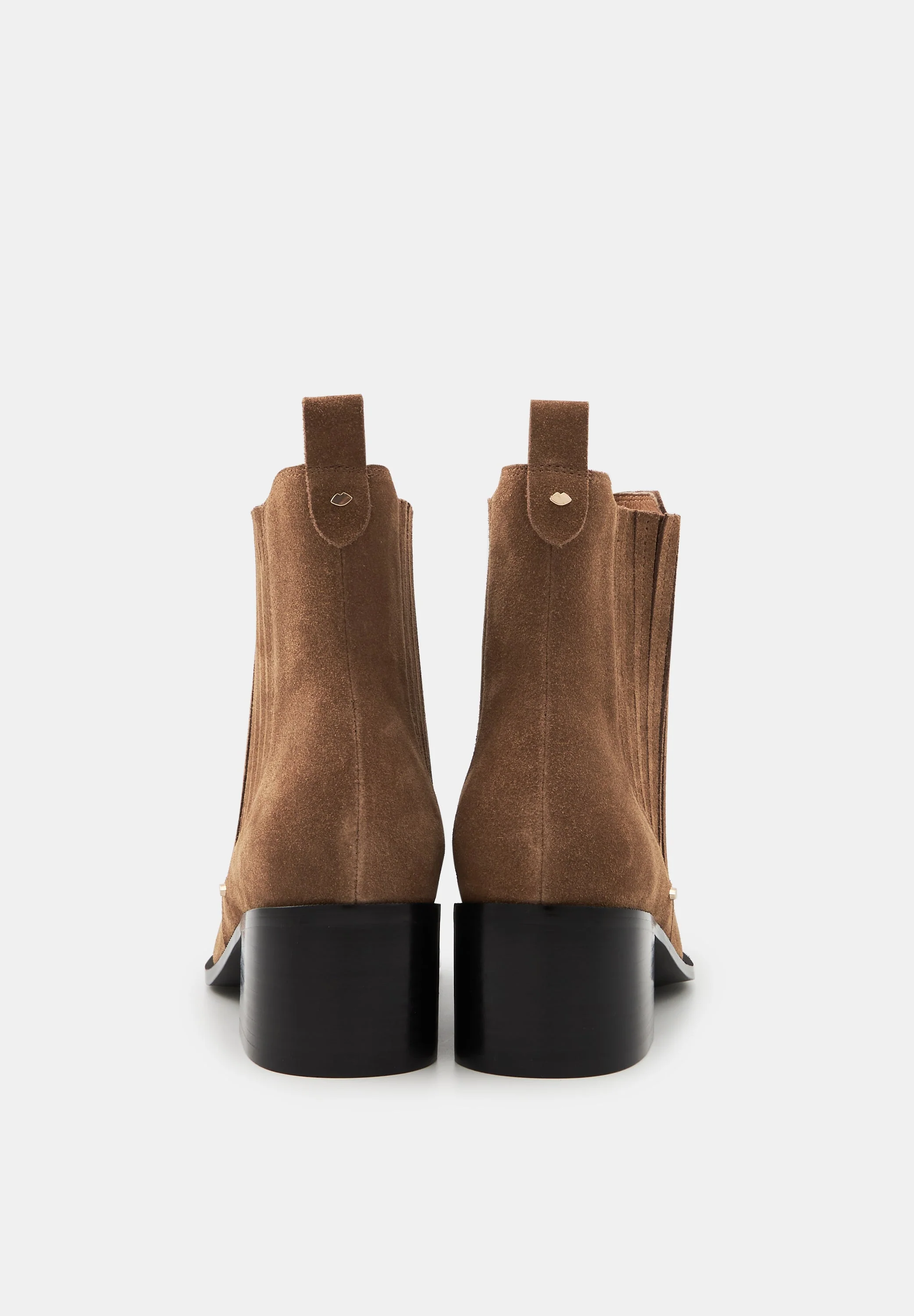 Bottines chelsea - Cuir Suede Camel - Ava - Image 6