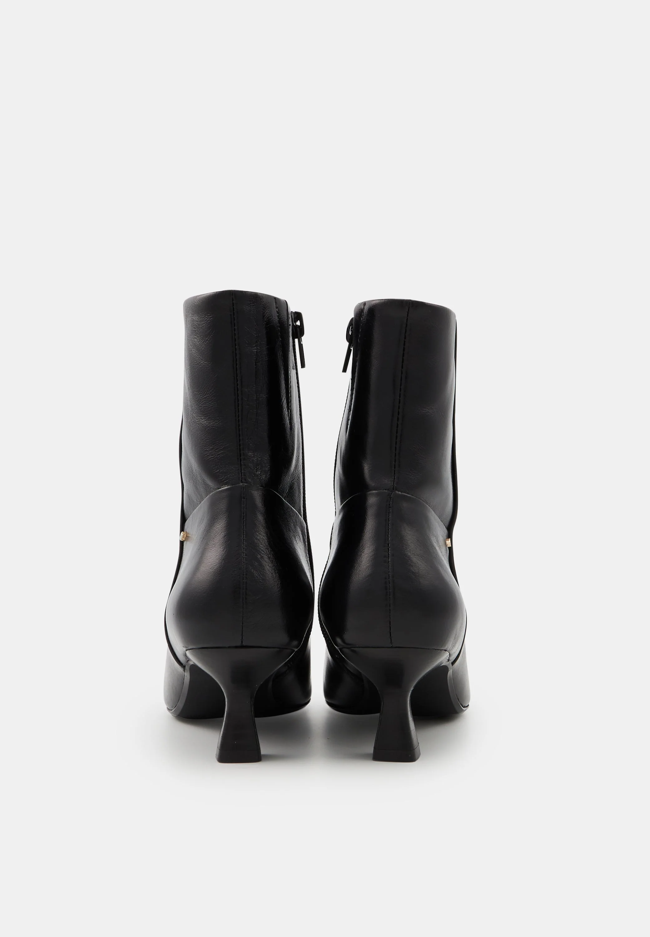 Bottines à talons - Cuir Noir - Clarisse - Image 8