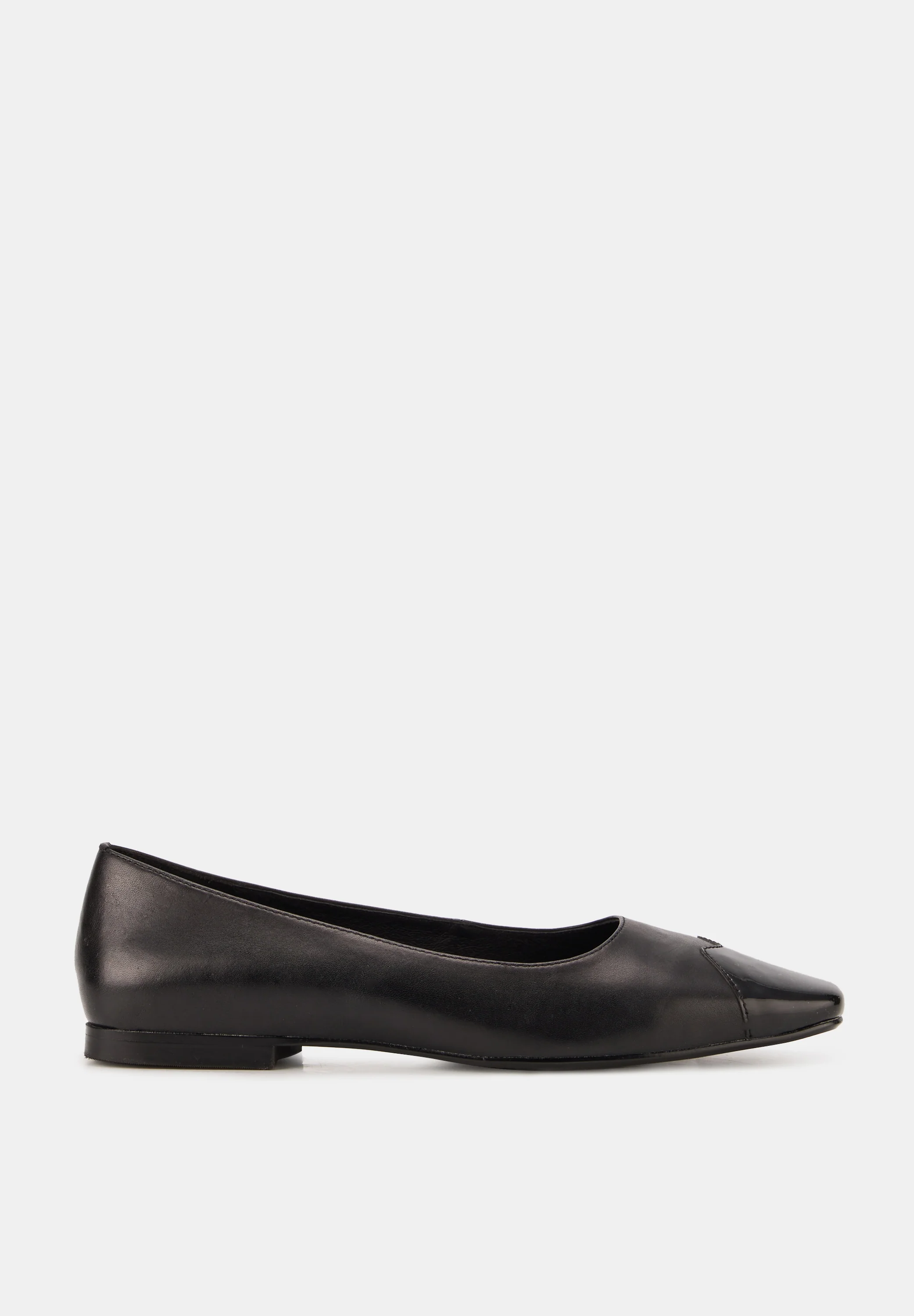 Ballerines - Cuir Lisse Noir - Elisa - Image 5