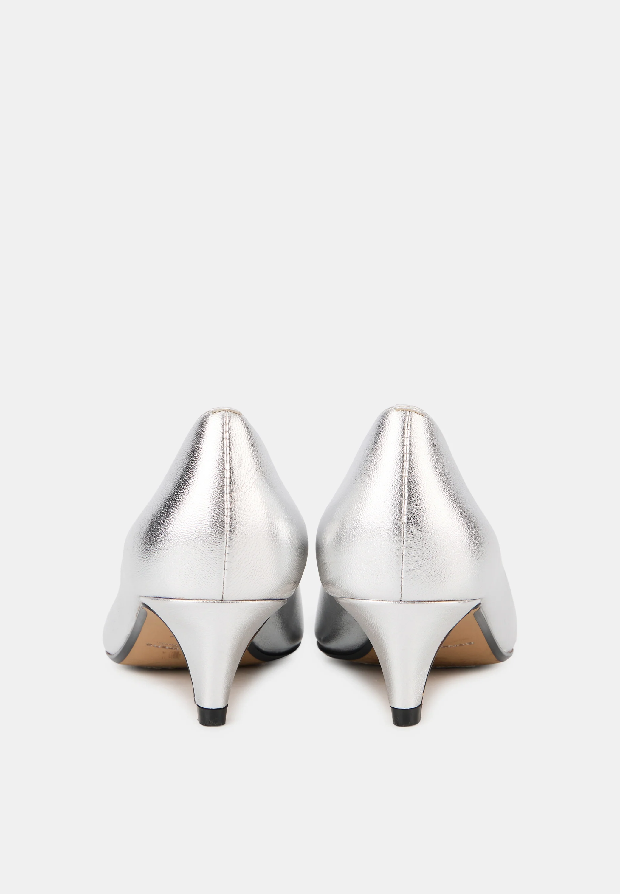 Escarpins - Cuir Métallisé Silver - Marta - Image 5