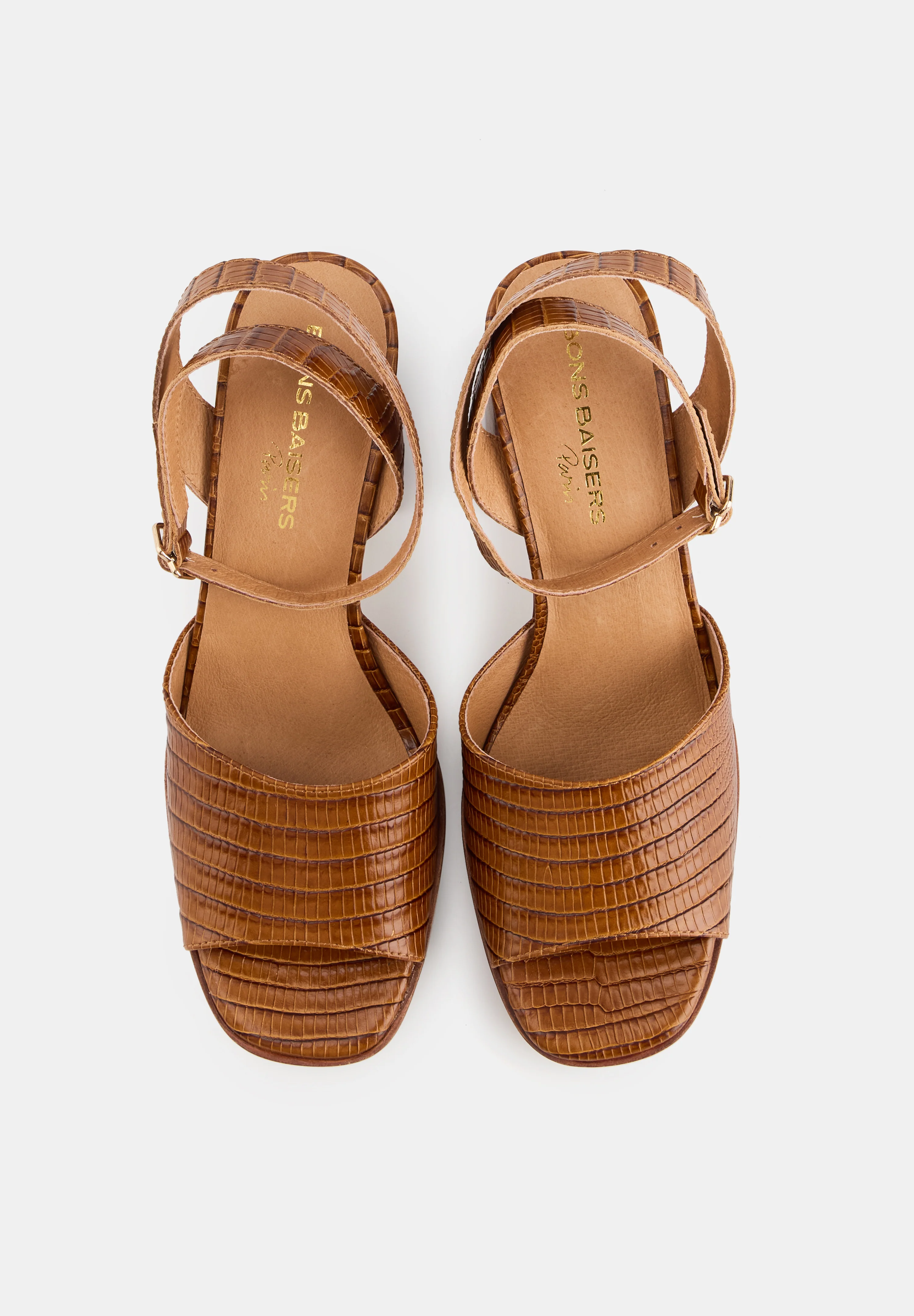 Aimée-Cuir Lezard Cognac - Image 5