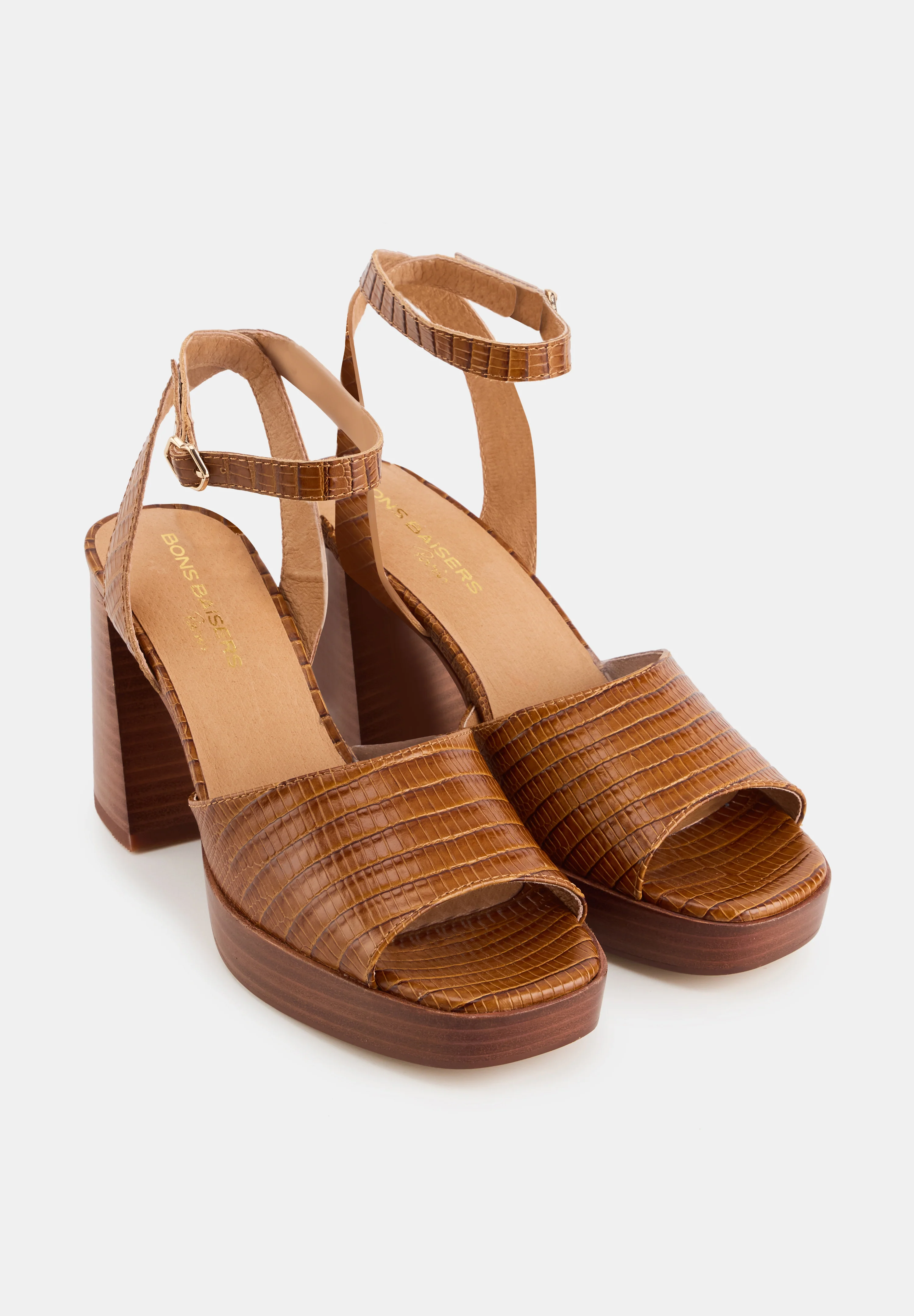 Aimée-Cuir Lezard Cognac - Image 6