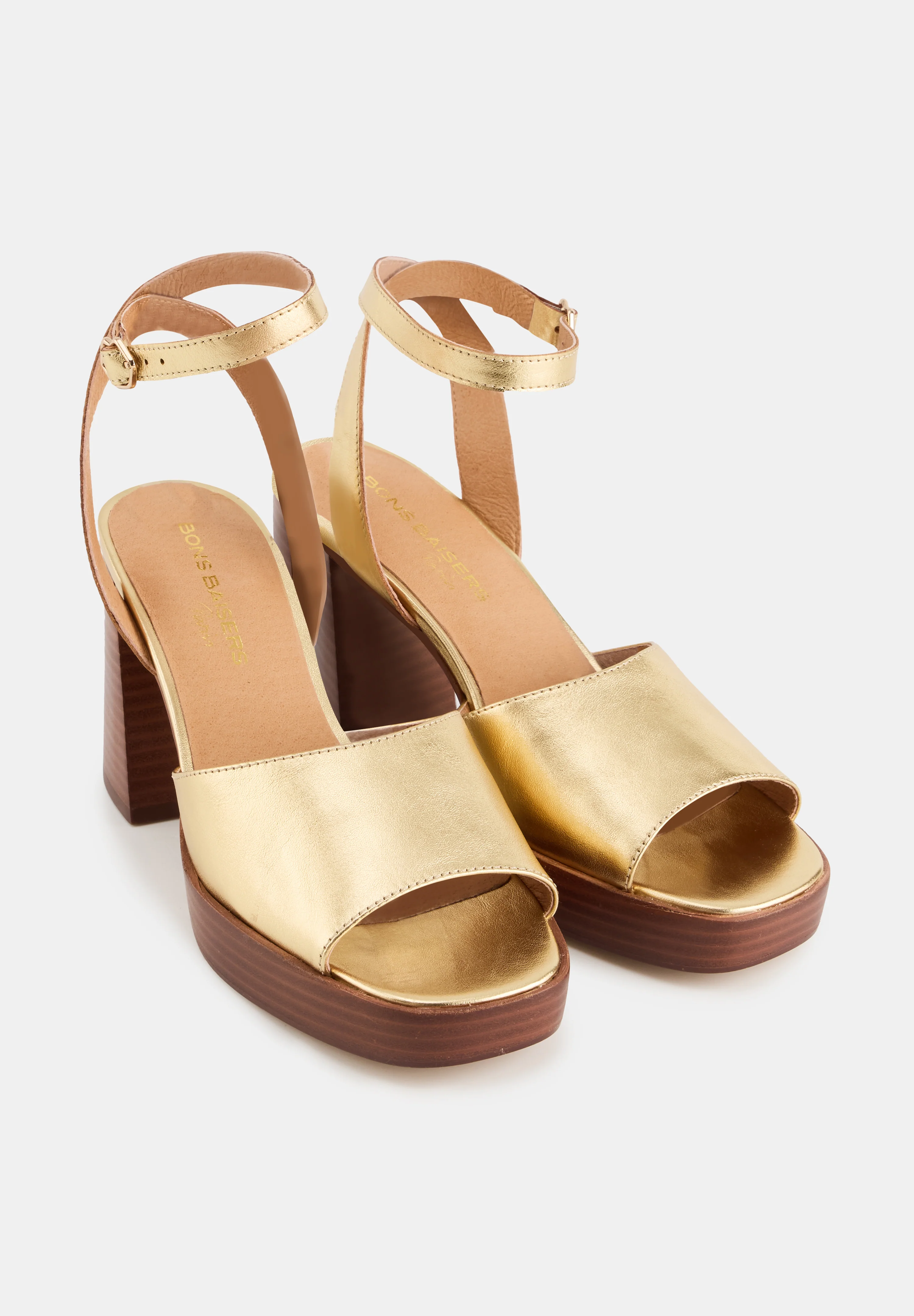 Aimée-Cuir Métallisé Or - Image 3