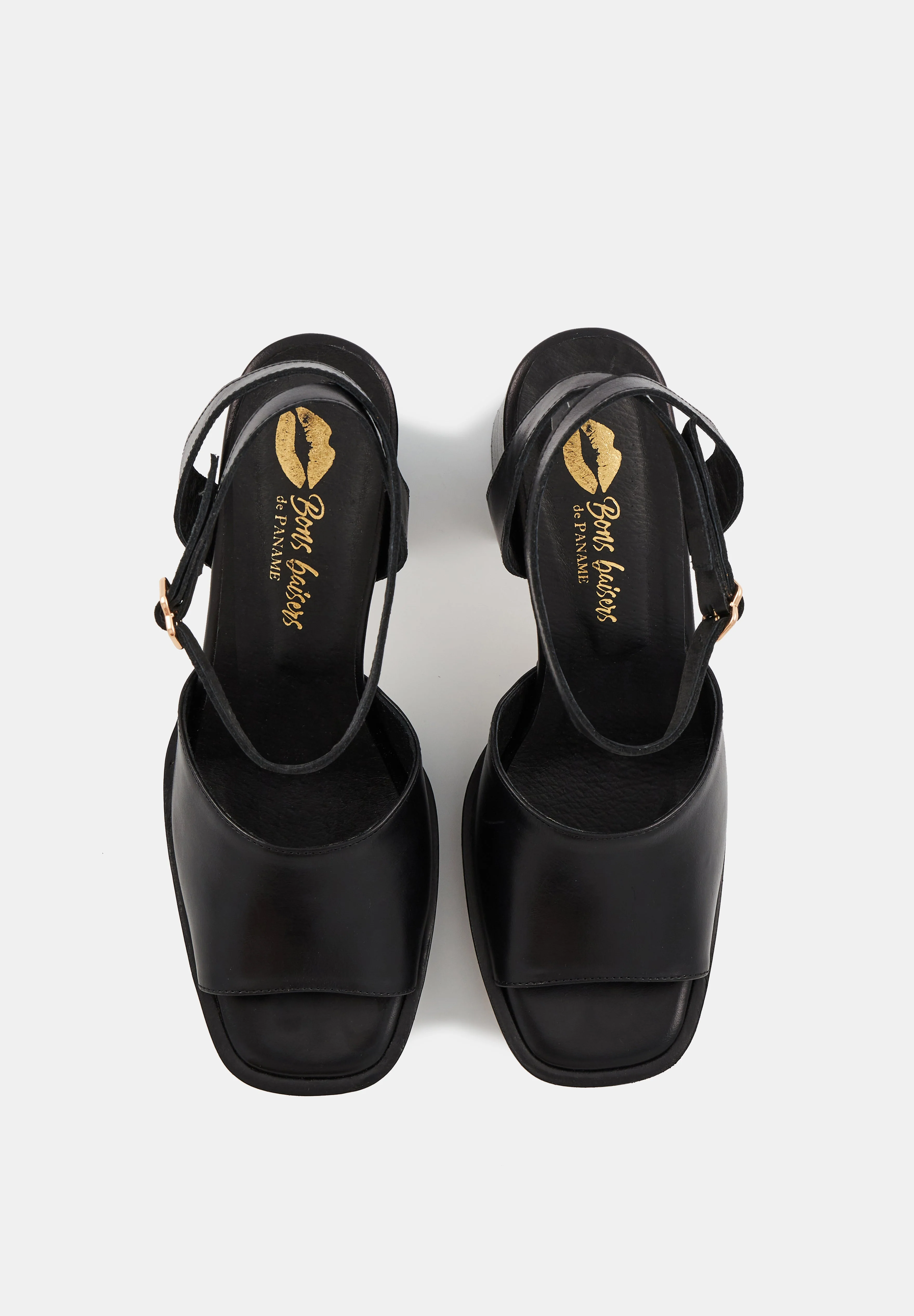 Aimée-Cuir Brillant Noir - Image 7