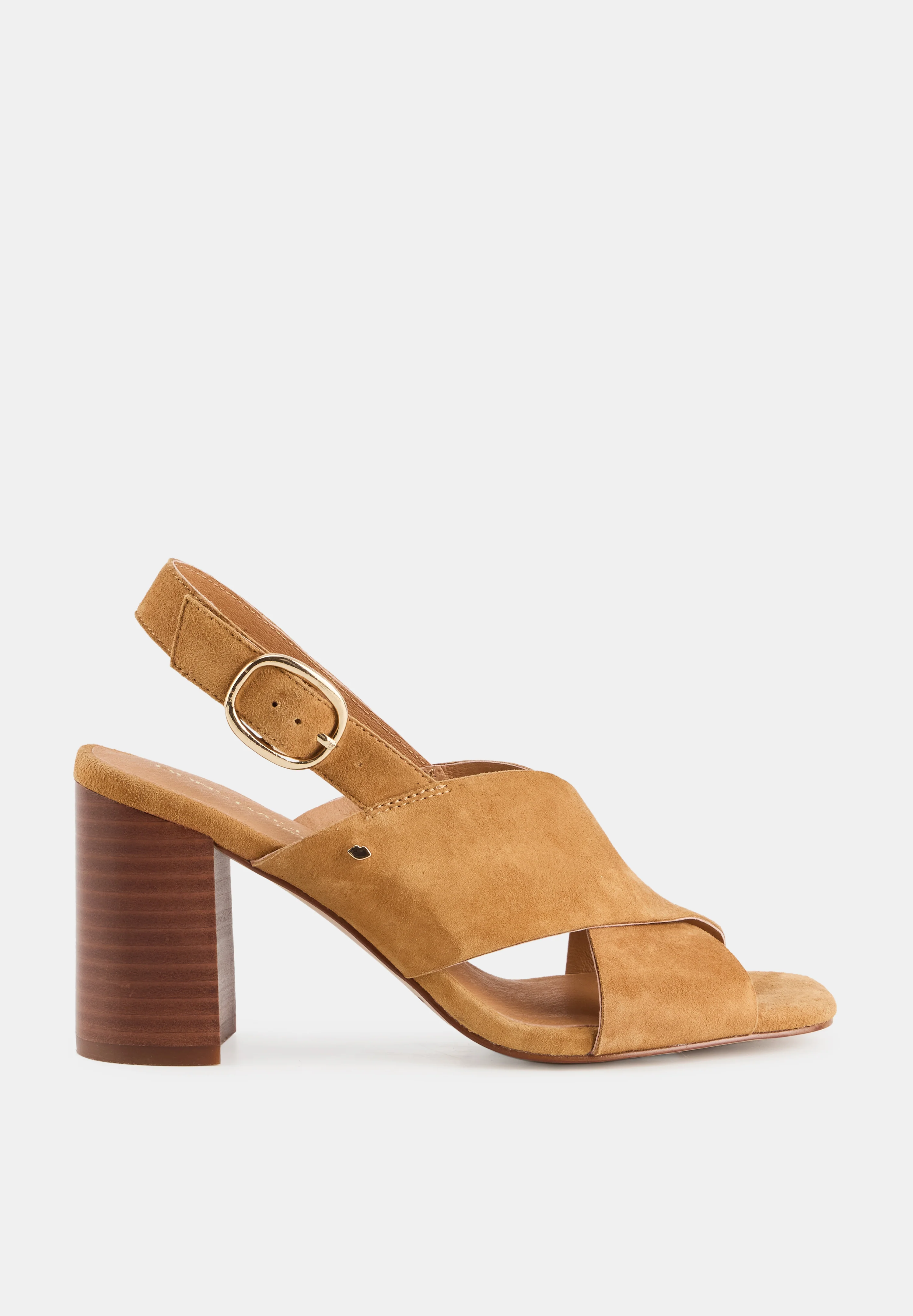 Claudia-Cuir Suede Camel - Image 5
