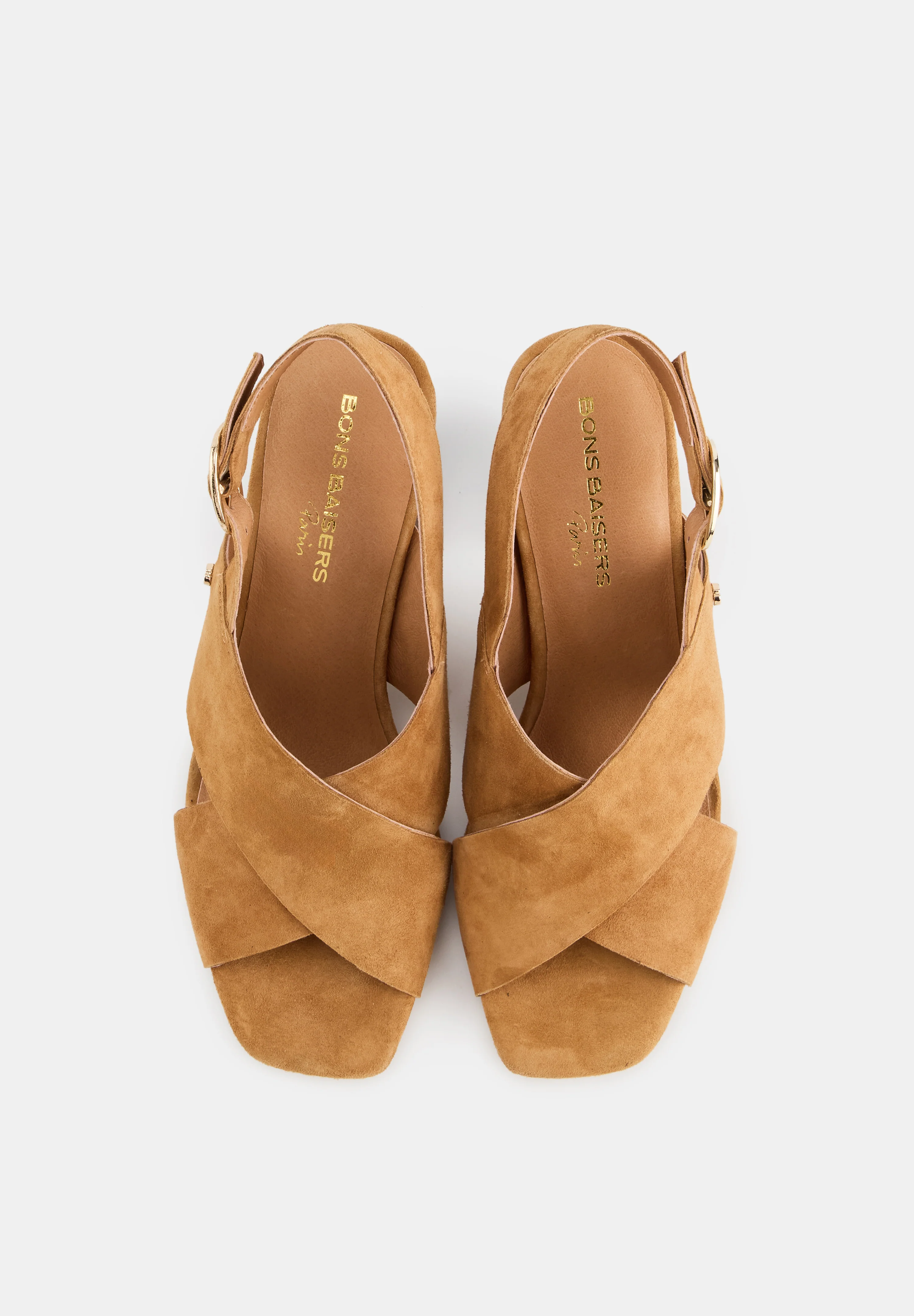 Claudia-Cuir Suede Camel - Image 7