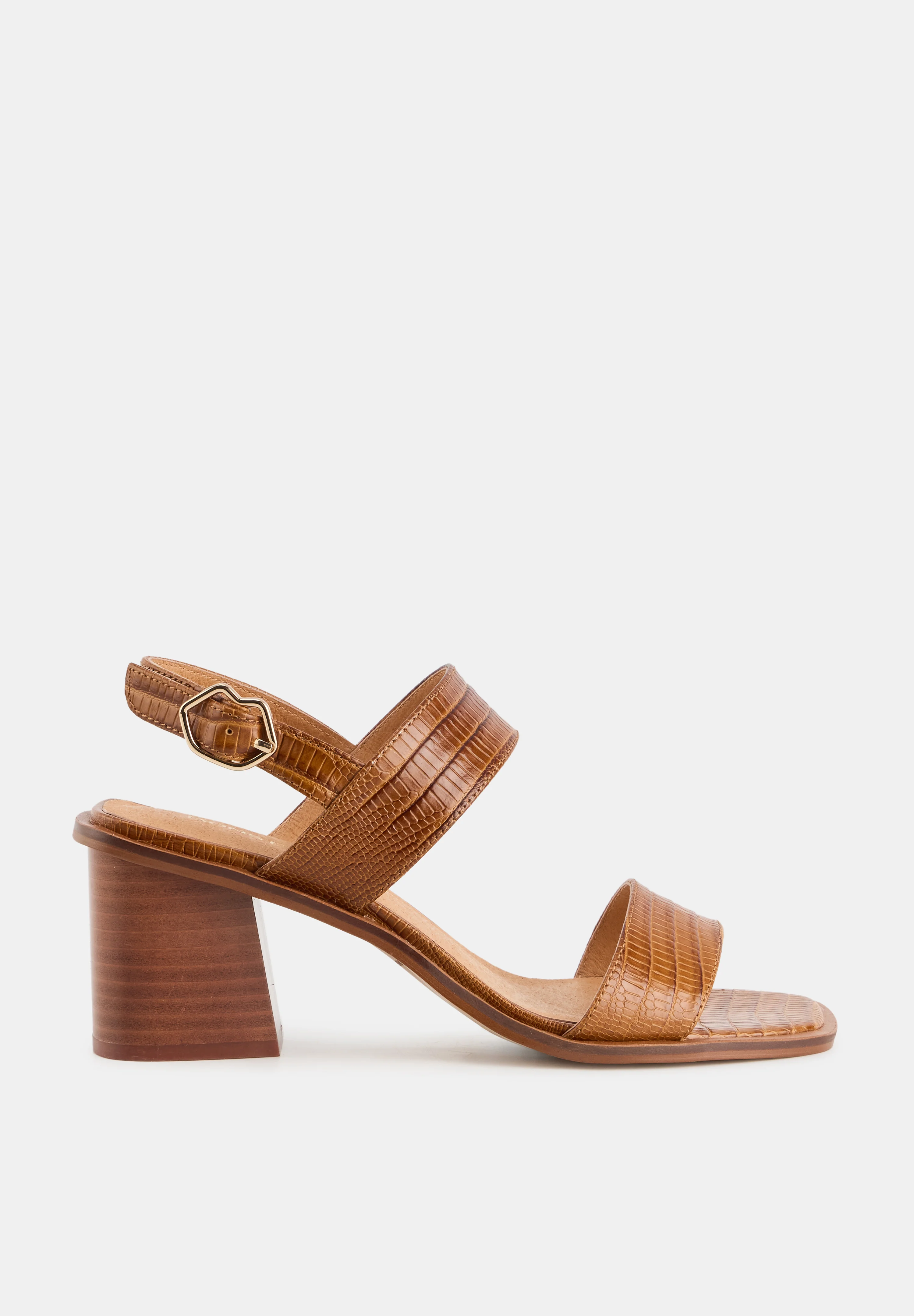 Hester-Cuir Lezard Cognac - Image 5