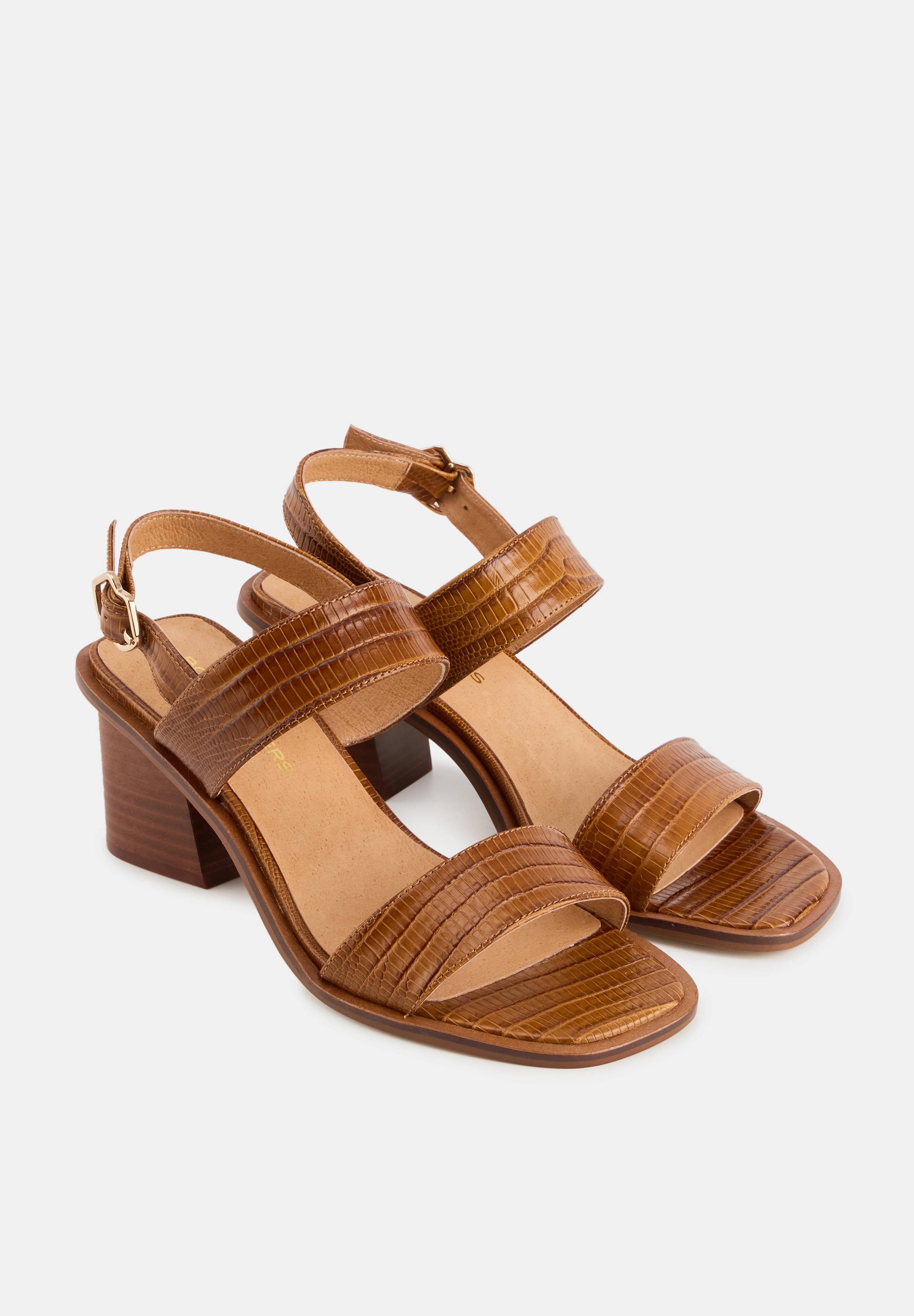Hester-Cuir Lezard Cognac - Image 6