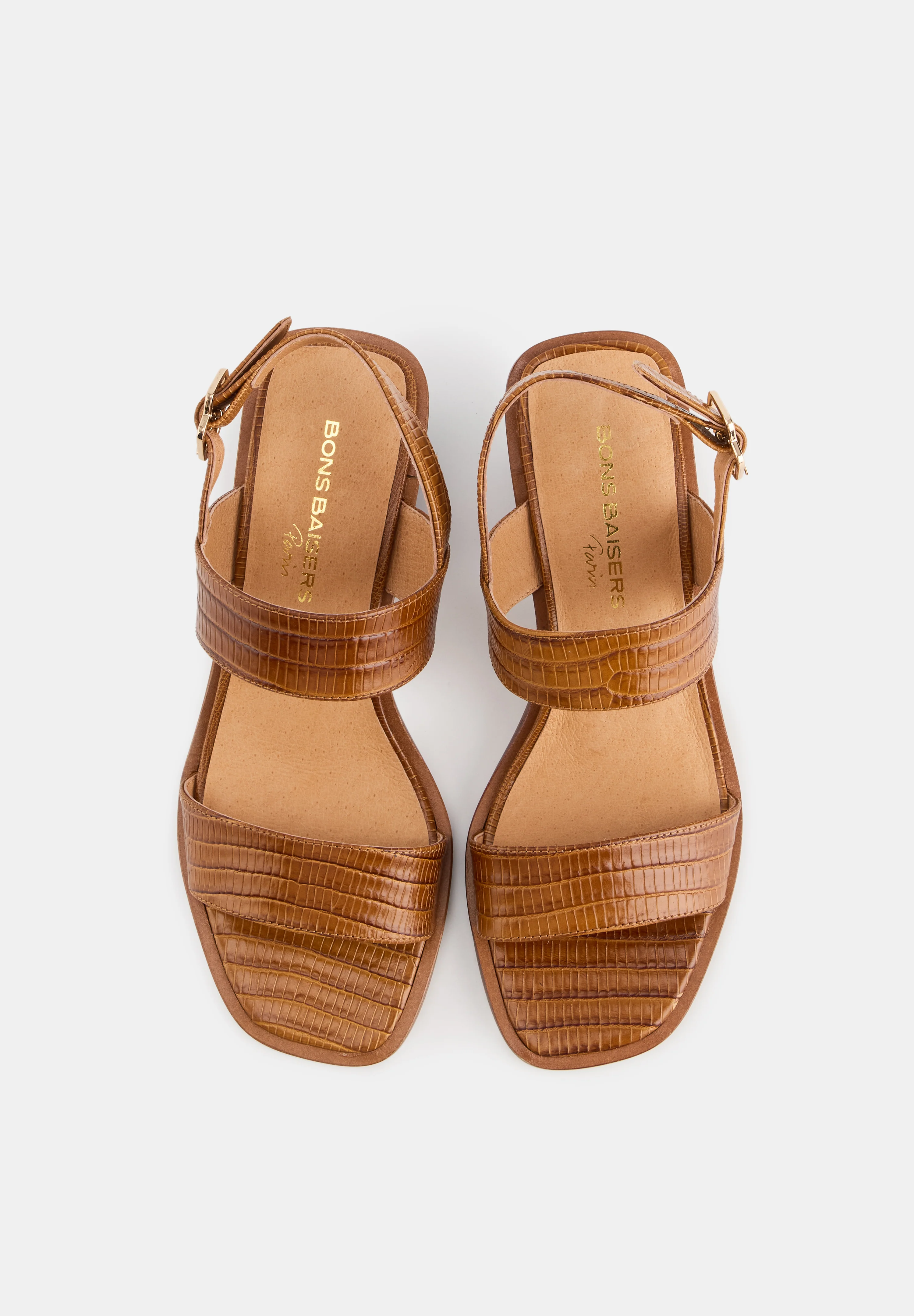 Hester-Cuir Lezard Cognac - Image 7