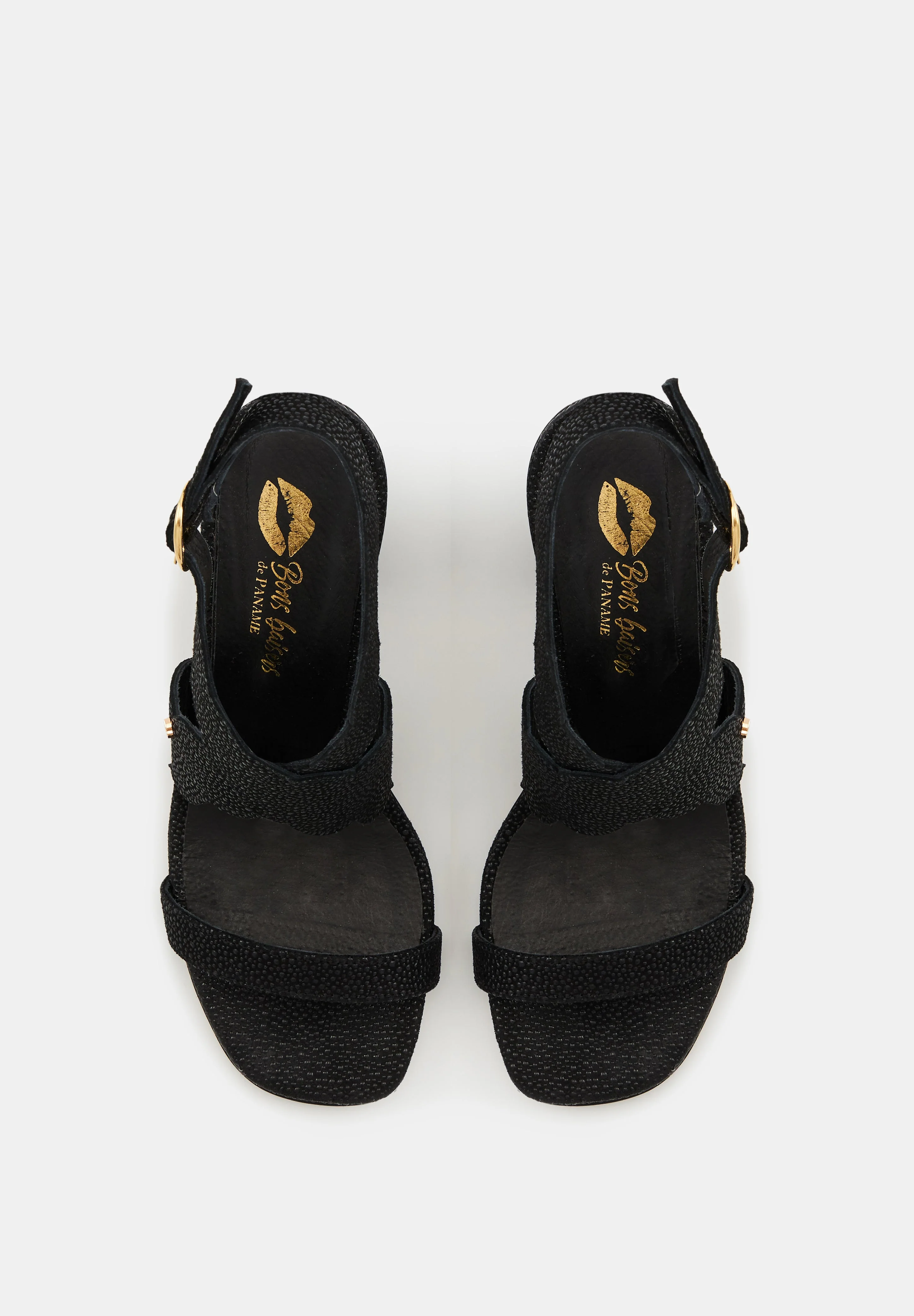 Octavie-Cuir Perlé Noir - Image 6