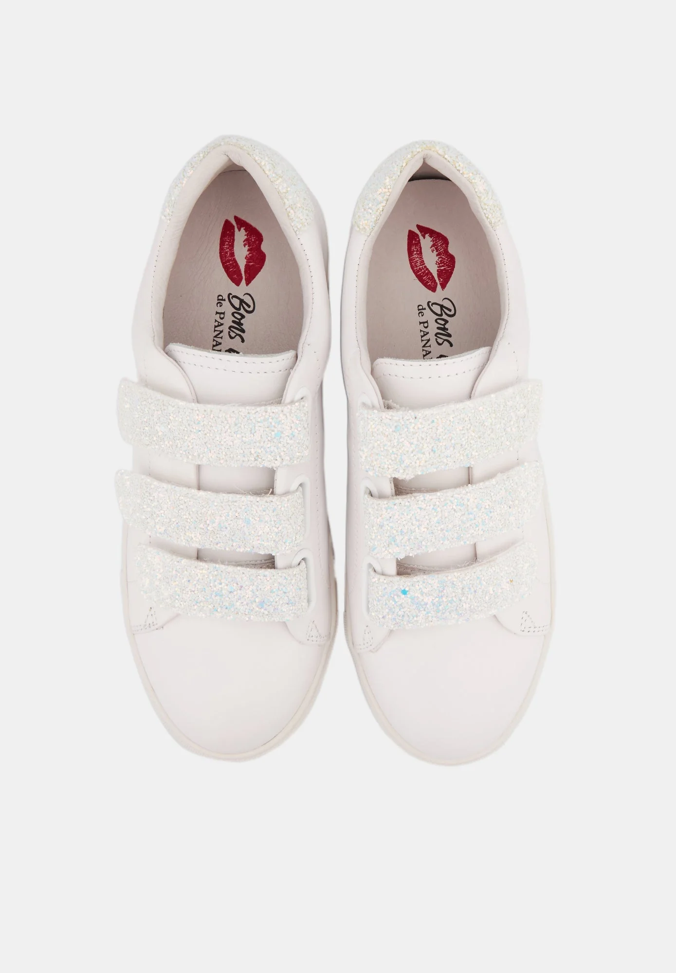 Baskets en cuir-Edith Glitter-Nuage - Image 3