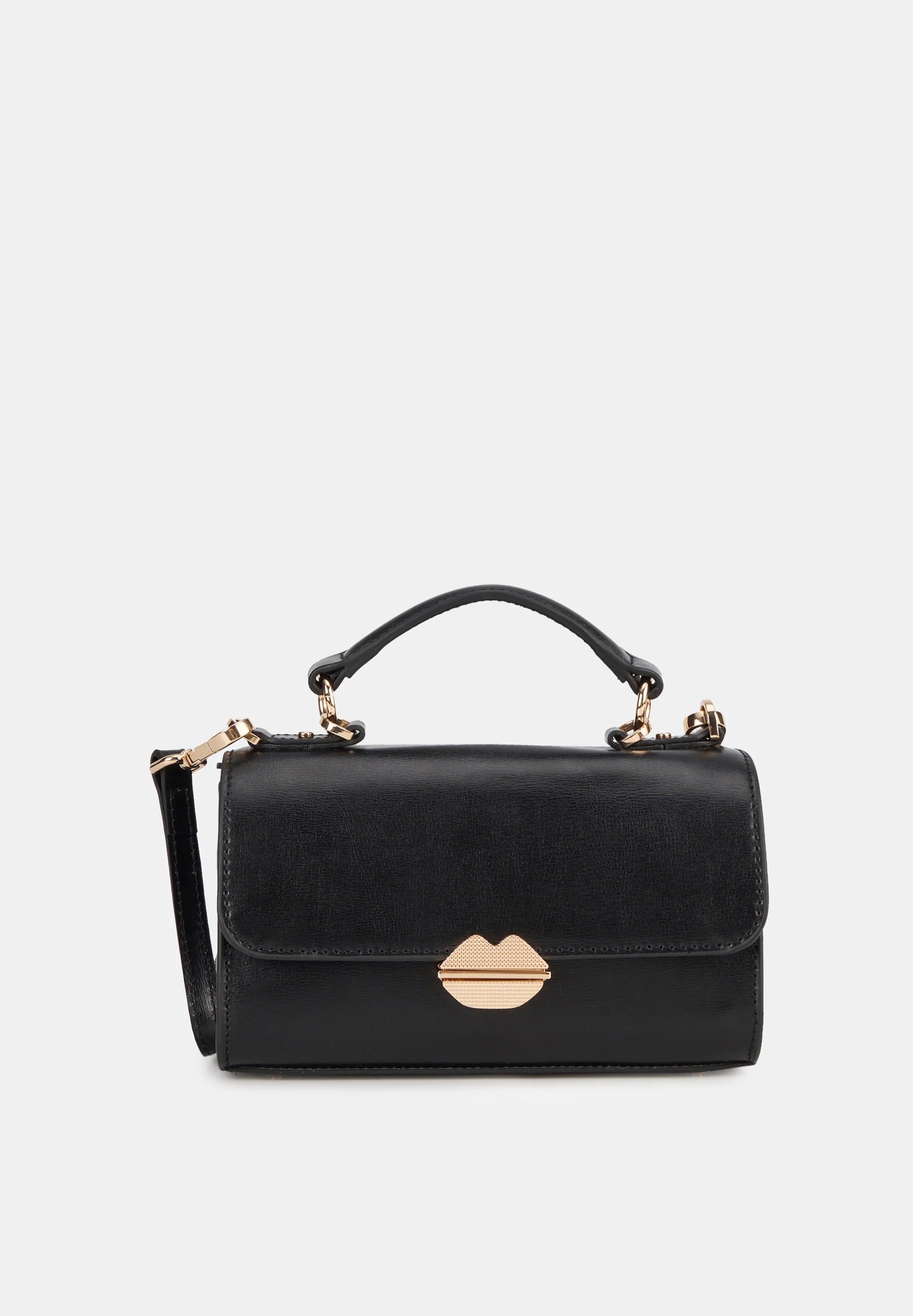 Small Satchel-Sealed With A Kiss Noir - Image 6