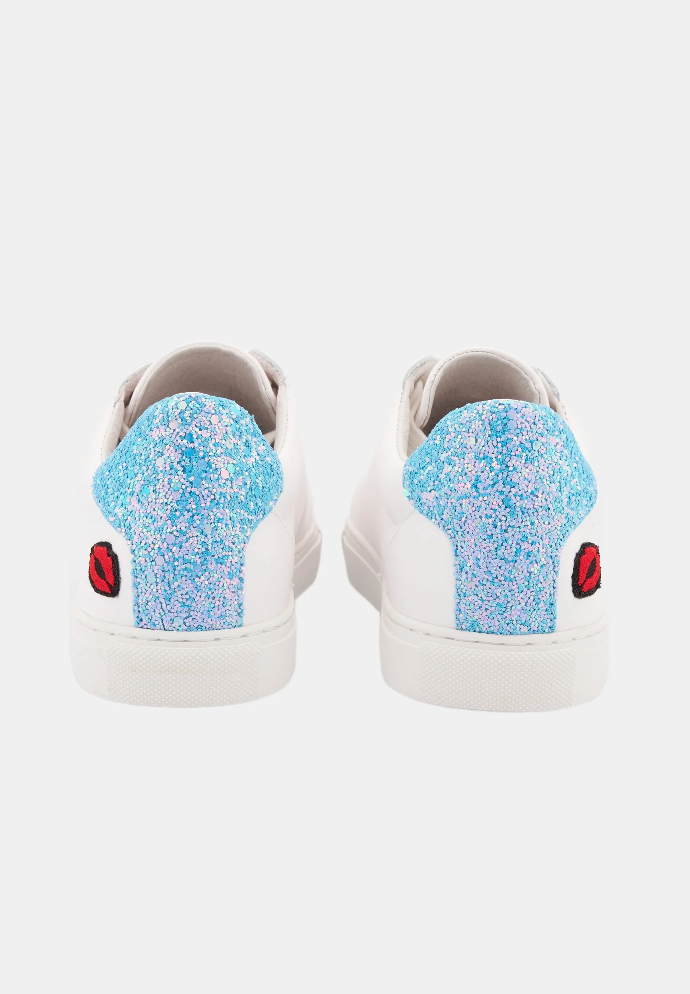 Baskets en cuir-Simone Glitter-Ciel - Image 6