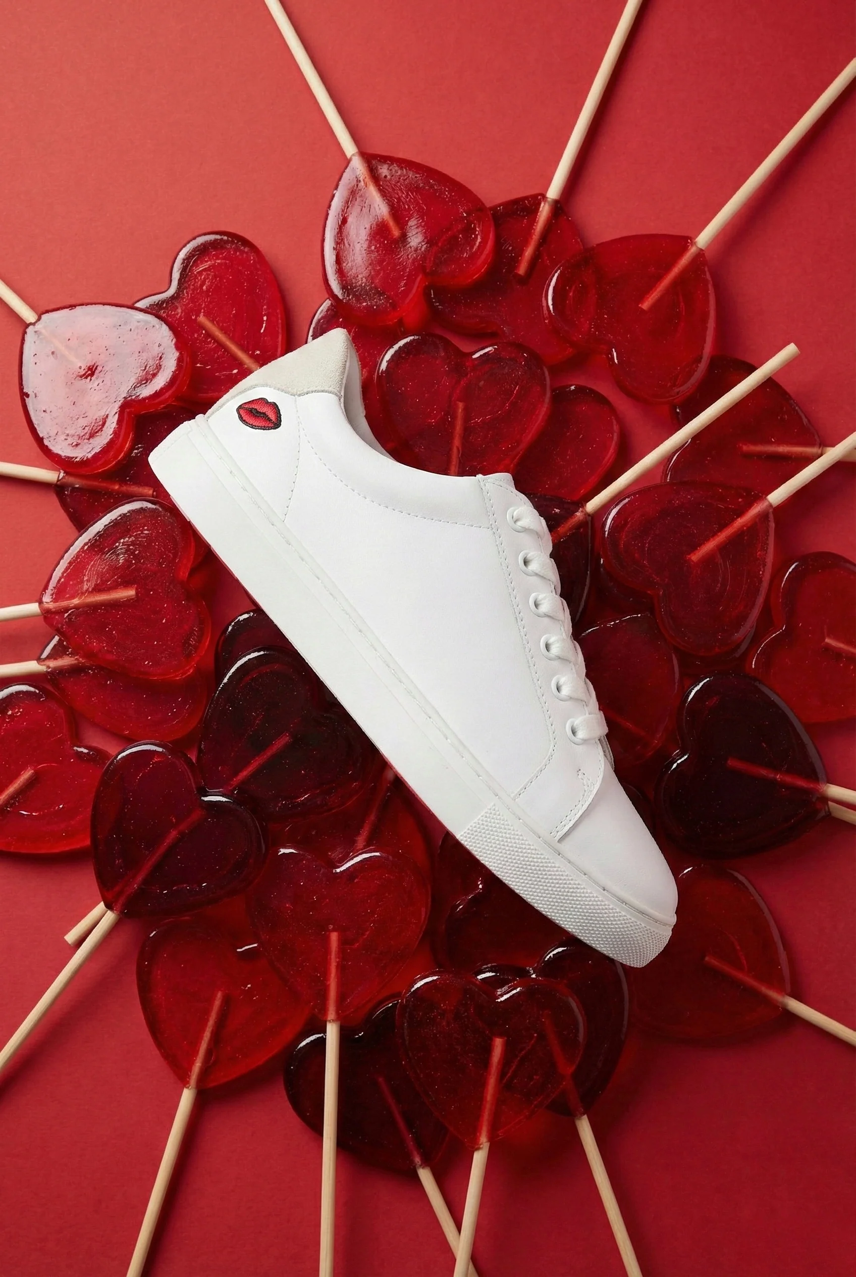 Baskets en cuir-Simone Legende-Blanc - Image 4