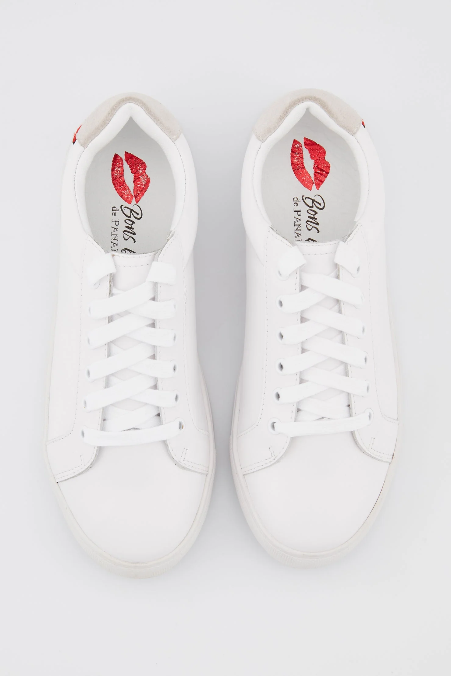 Baskets en cuir-Simone Legende-Blanc - Image 5