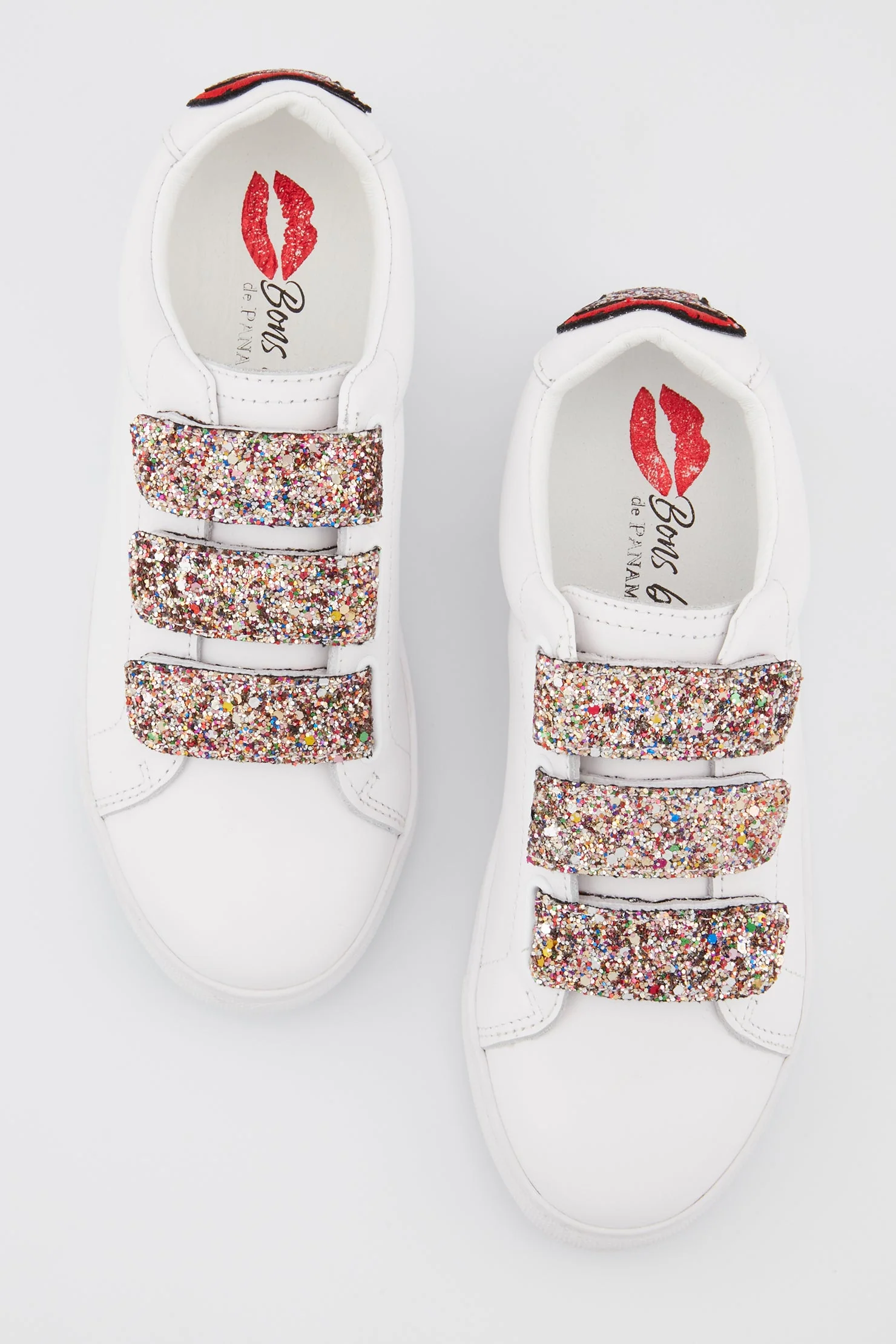 Baskets en cuir-Edith-Glitter Tongue - Image 6