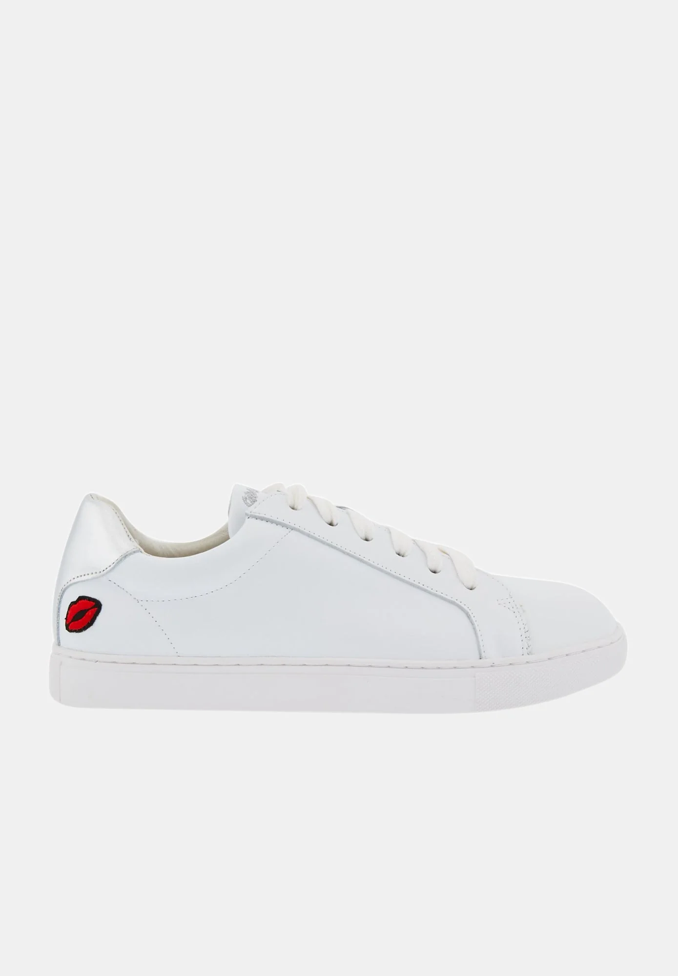 Baskets en cuir-Simone Petit Amour-Argent - Image 3
